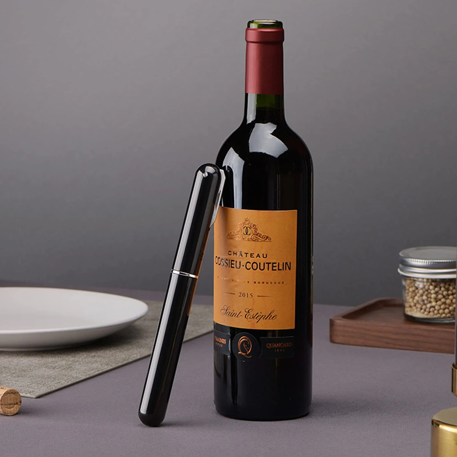Sacacorchos Vino Profesional,Abridor de Vino,Abridor Botellas,Abrebotellas de Presión de Aire,Abrebotellas Vino Portátil Bomba de Aire,Sacacorchos a Presion de Aire