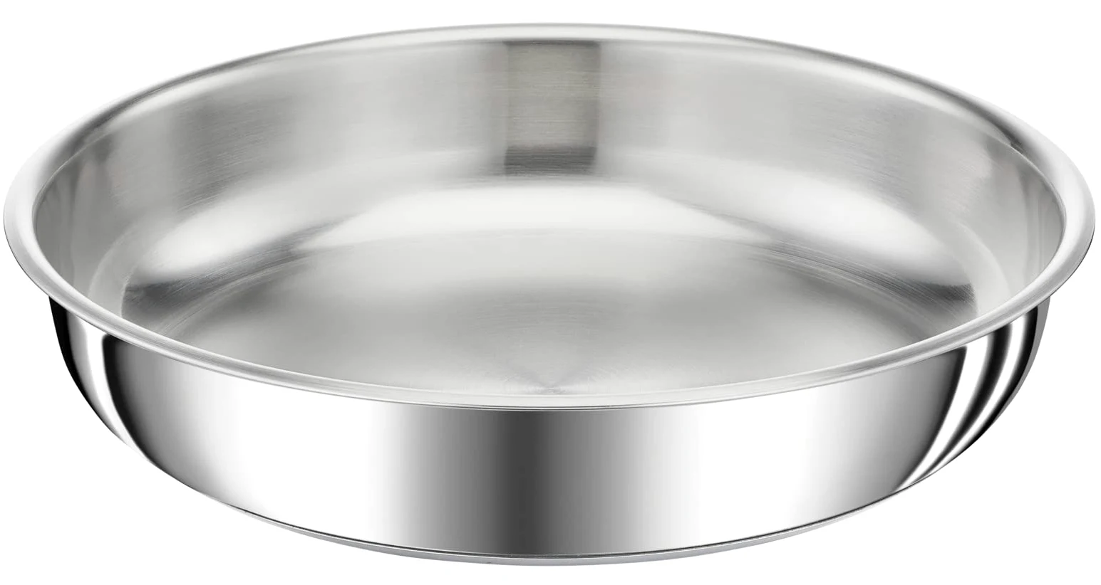 TEFAL INGENIO Preference Poele 28 cm, Induction, Inox, Empilable, Compatible lave-vaisselle, Fabriqué en France L9720602 | Batería de cocina de inducción apilable – Mango extraíble patentado – Hornear y conservar refrigerador