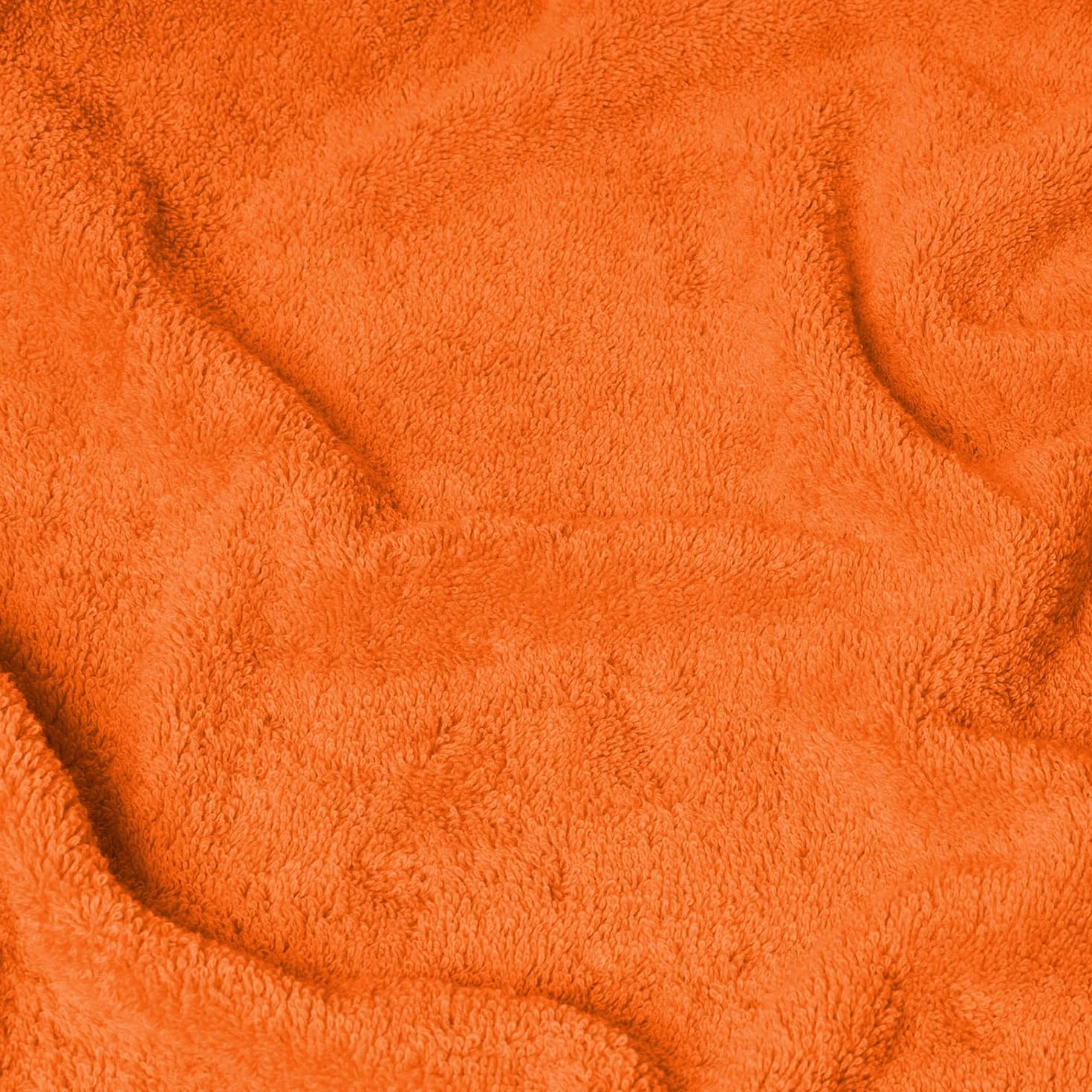Pack 2 Toallas de baño Lisa - Formato Lavabo 50x100cm - 100% algodón Peinado - Altamente Absorbente - gramaje 500 gr - Secado rápido y Tacto Suave - Color Naranja