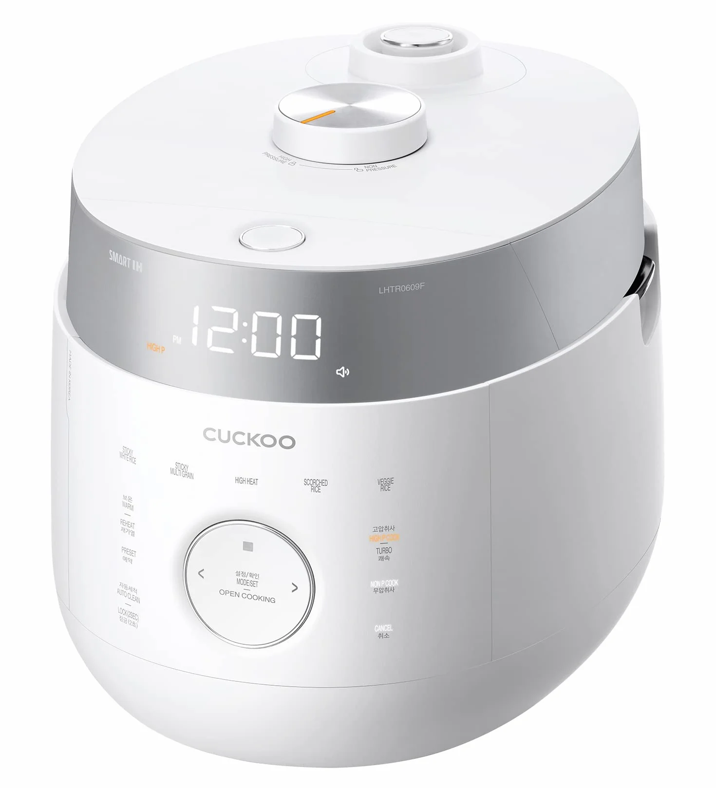CUCKOO - Olla arrocera (1.08L, CRP-LHTR0609F, presión inducción, 6 tazas, color blanco