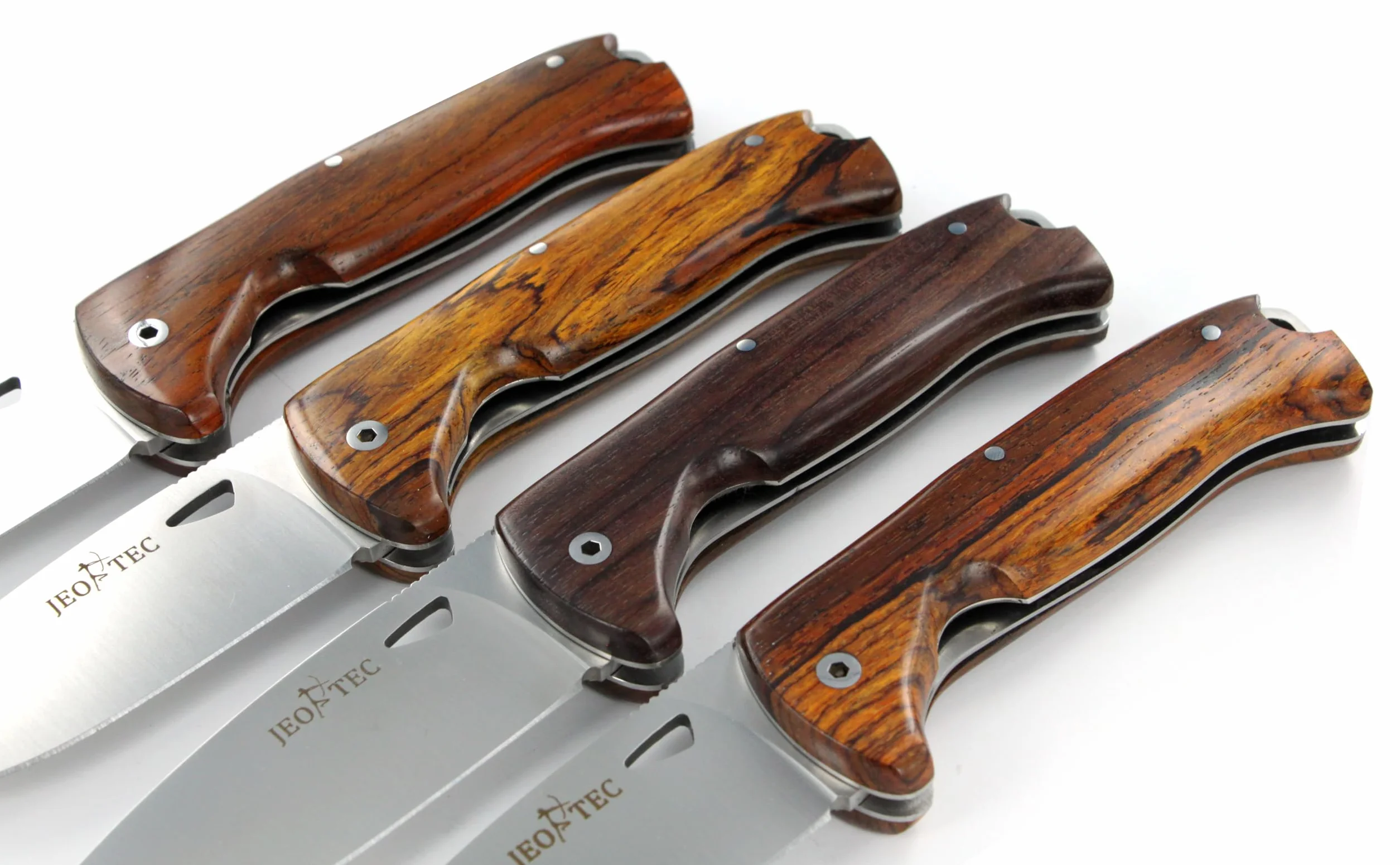 JEO-TEC Nº47 Navaja de supervivencia caza monte bushcraft Acero MOVA 58 Funda Fabricado en España