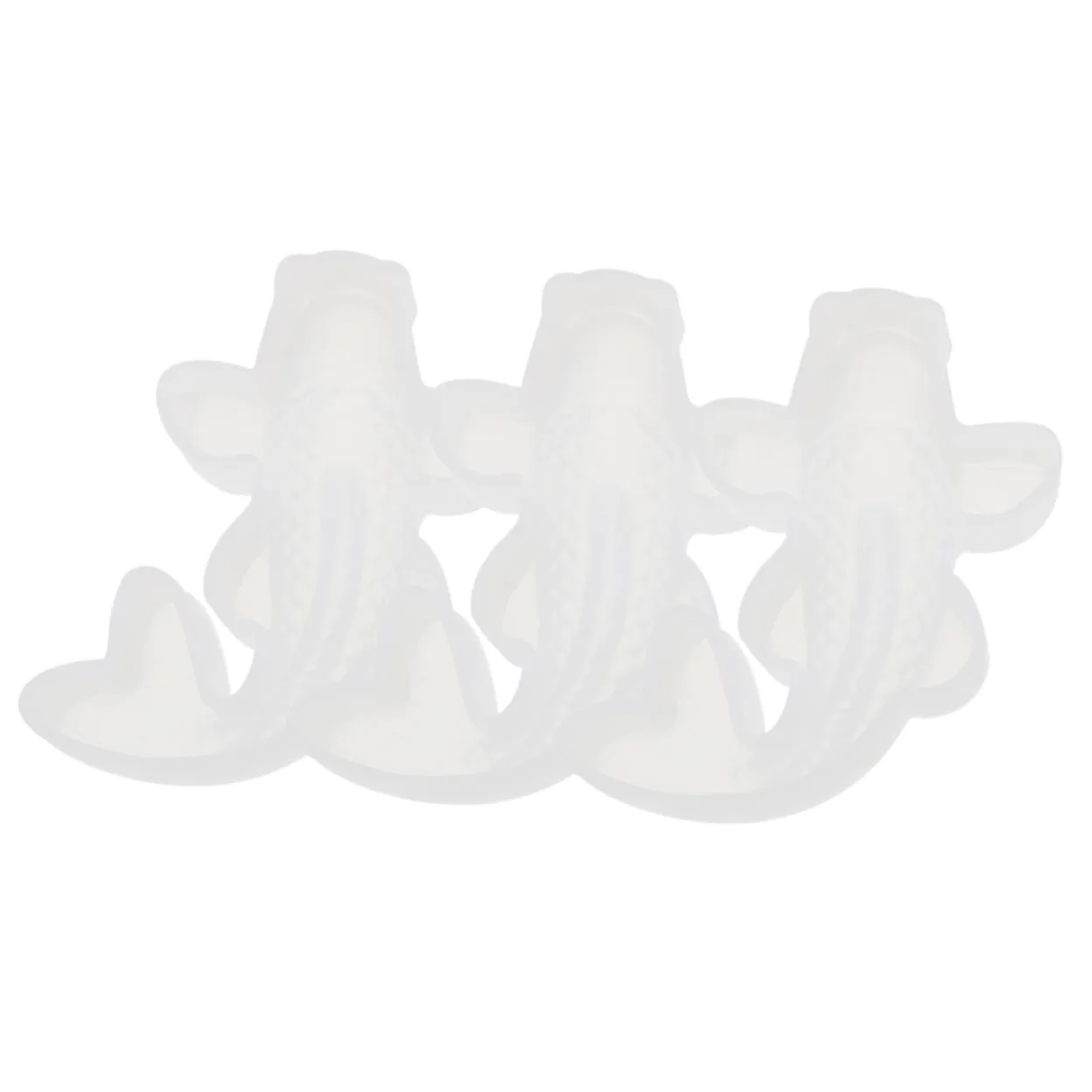 NUOBESTY 15piezas Molde De Silicona De Pescado Para Herramienta De Hornear Para Candy Melt Fondant y Manualidades