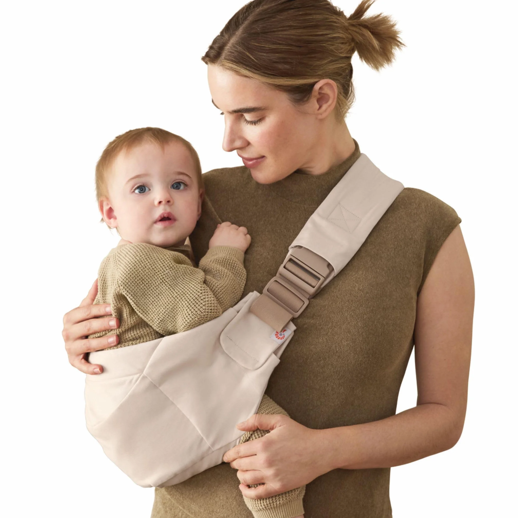 Ergobaby Upsie Sling Mochila Portabebés Ergonómica 6 Meses 7,7-20,4 kg Natural Beige