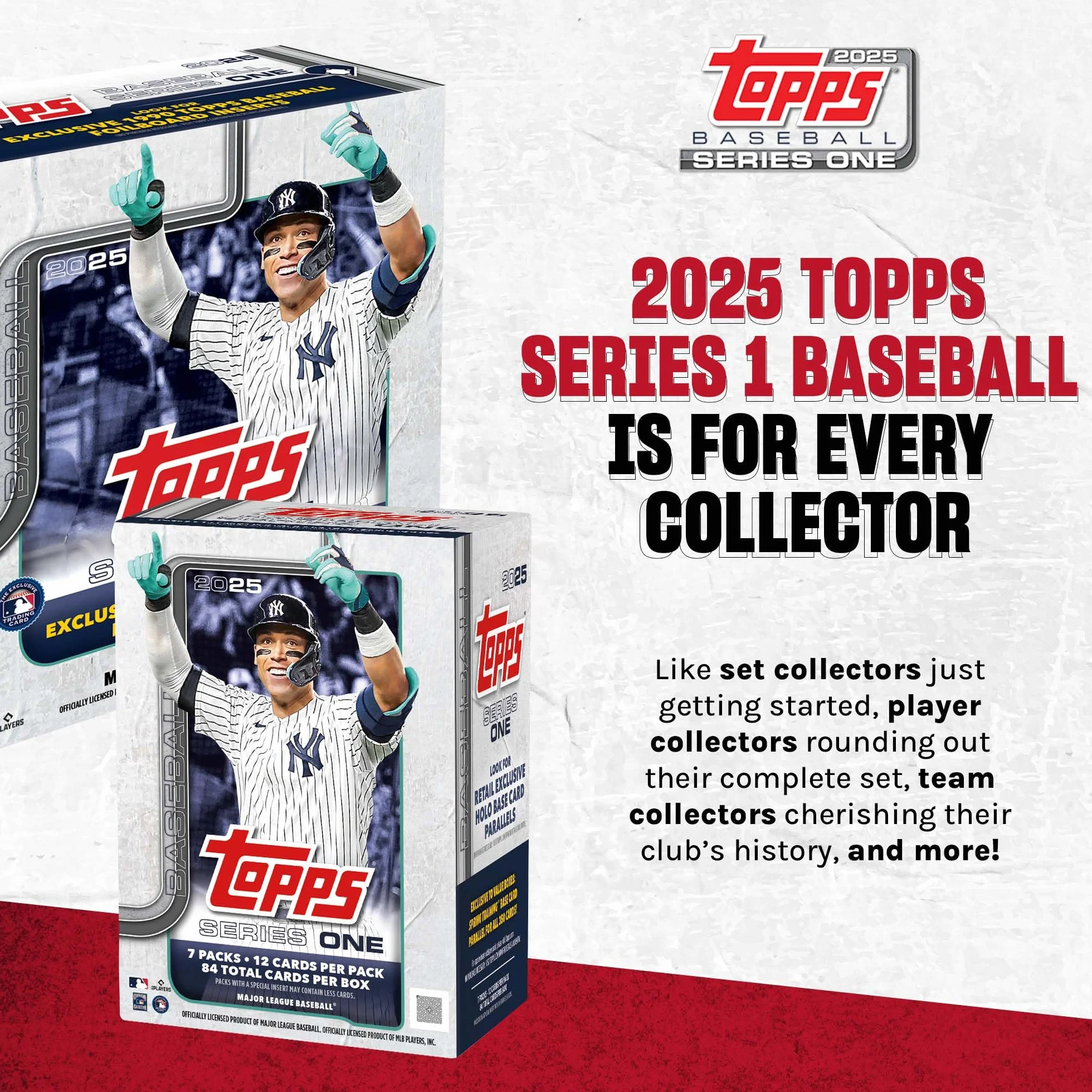 Topps 2025 Baseball Series 1 Caja de Valor sellada de fábrica