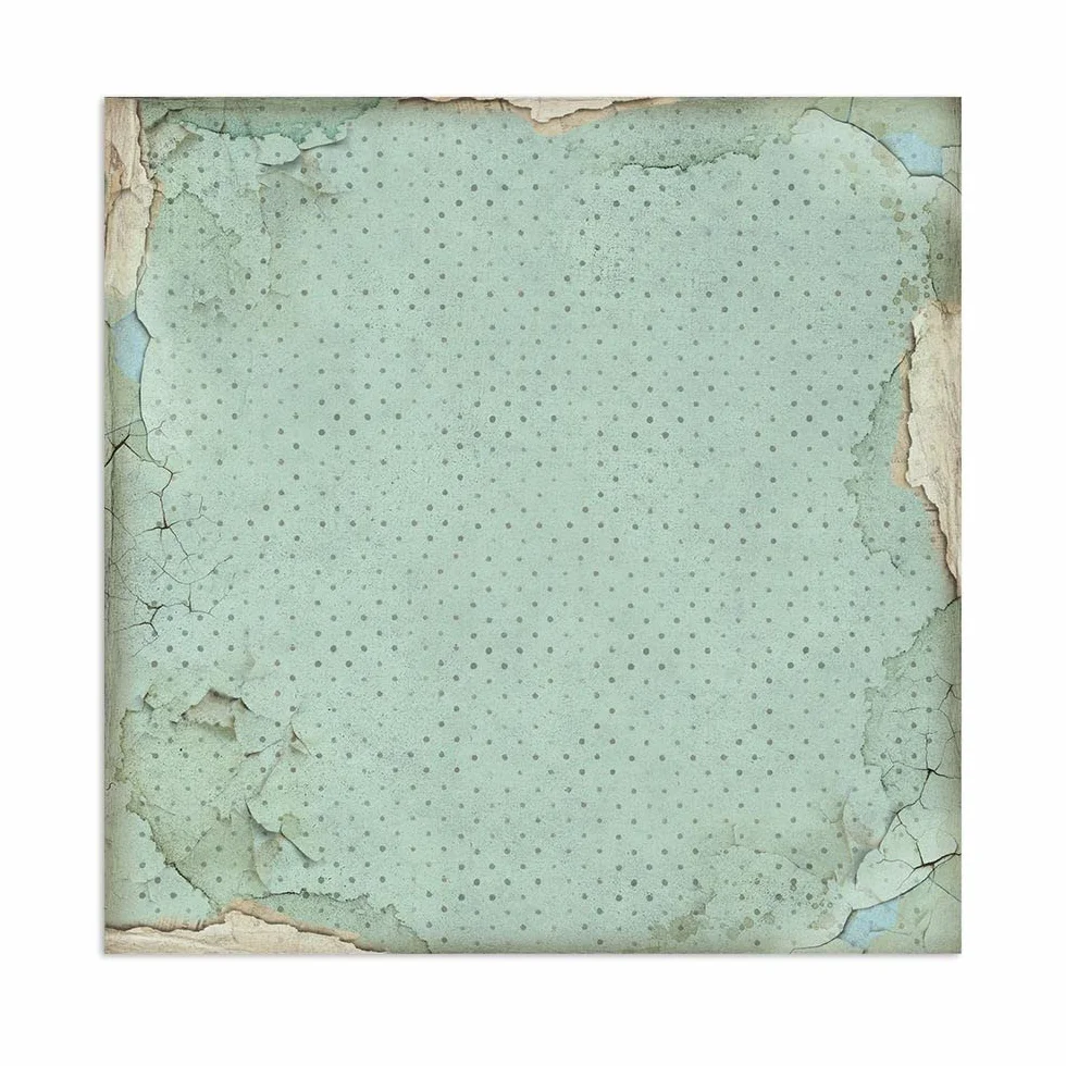 Stamperia International - Mini bloc de recortes para álbumes de recortes, hojas de doble cara, selección de fondos, Alice, Various, 8 x 8 pulgadas