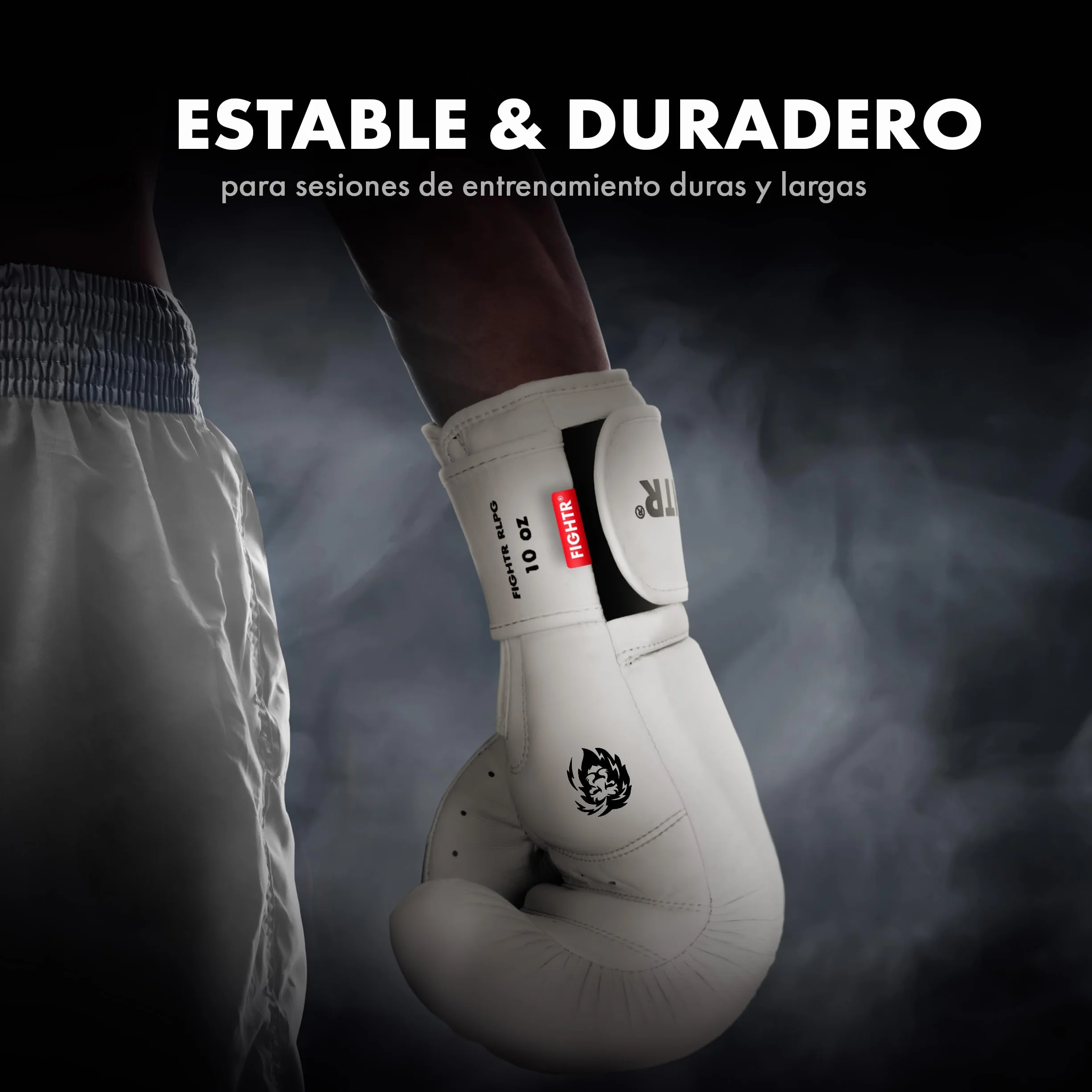 FIGHTR® Guantes de Boxeo de Piel auténtica 10-16 oz con Bolsa de Transporte