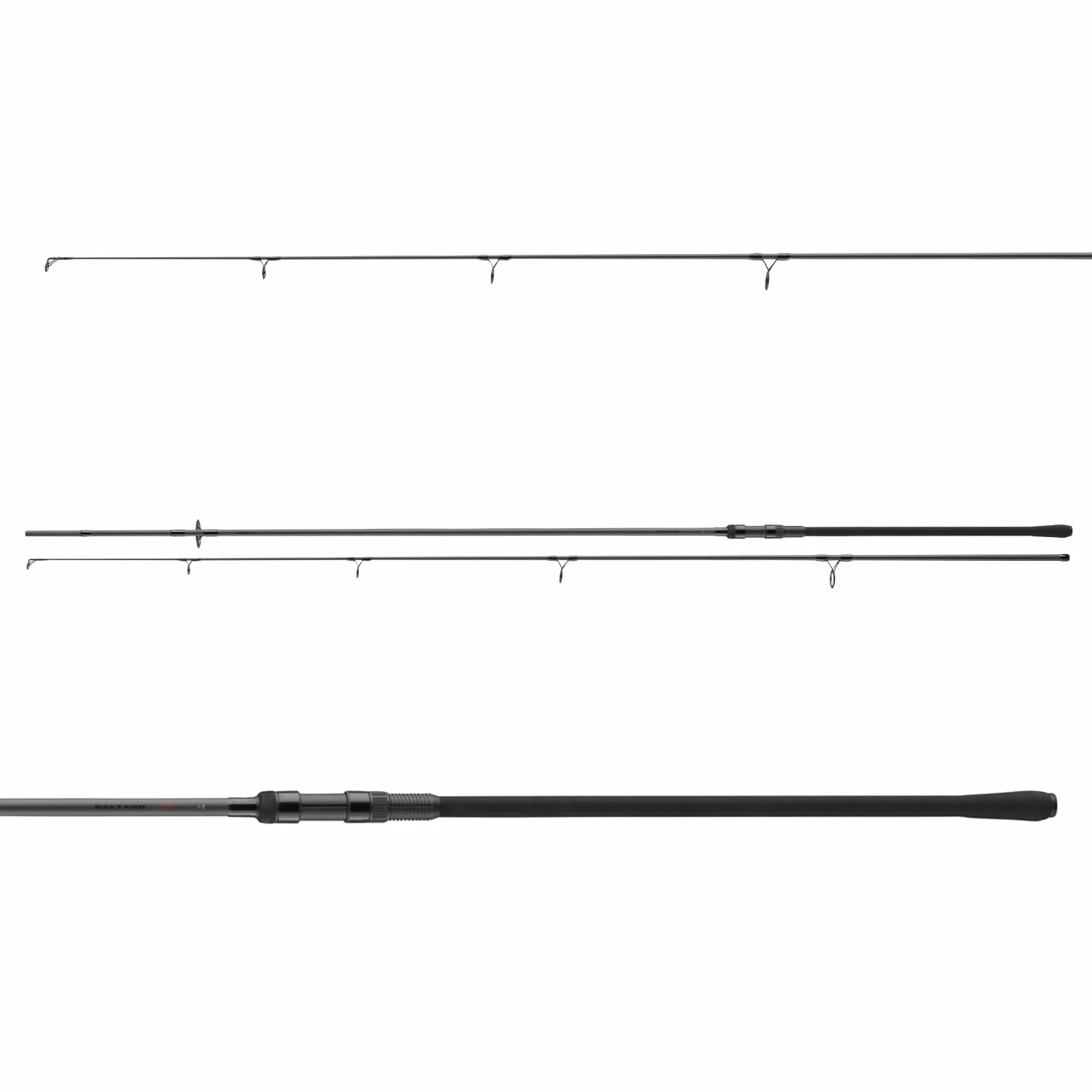 DAIWA Black Widow XT Carp 3,60 m 12 pies 3,00 lbs 2 secciones caña de pescar para carpas