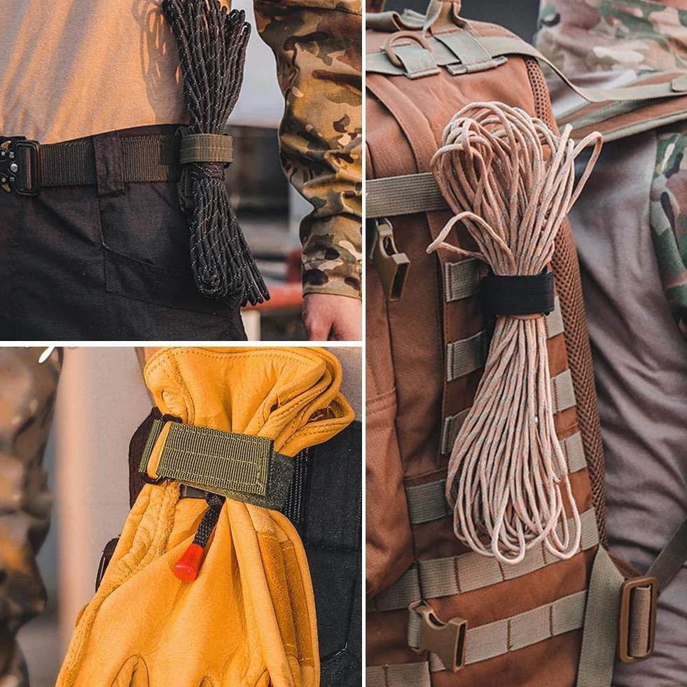 Guantes Tácticos Multiusos al Aire Libre con Hebilla Molle para Escalada y Senderismo