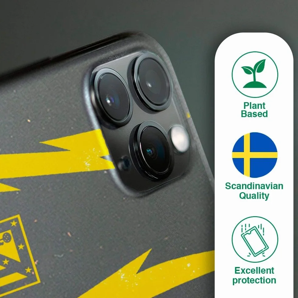 Funda Móvil Apple iPhone 13 Atlético de Madrid 2ª equipación Negro
