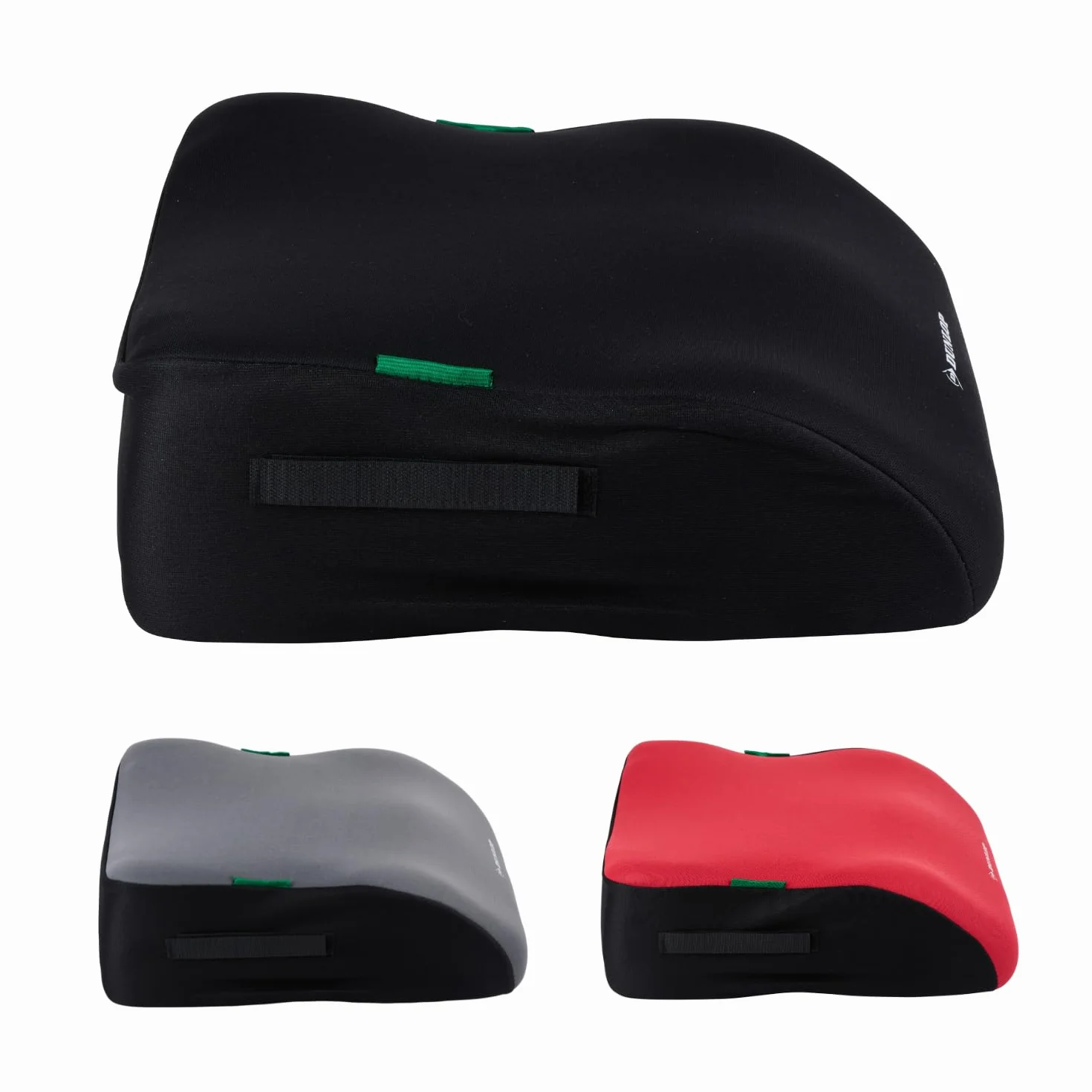 DUNLOP Elevador de Coche para niños, Negro, ECE R129 - Asiento ergonómico para niños a Partir de 3 años - Funda Lavable - Cojín para niños de 135 a 150 cm