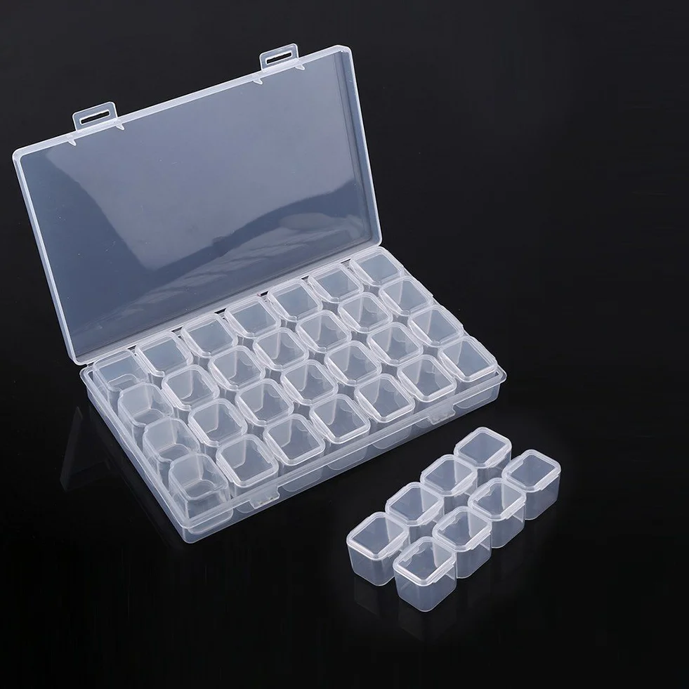 Organizador de píldoras con compartimentos grandes, recipiente de viaje portátil para recordatorio de medicamentos, caja de prescripción con 28 compartimentos, caja para vitaminas y aceites