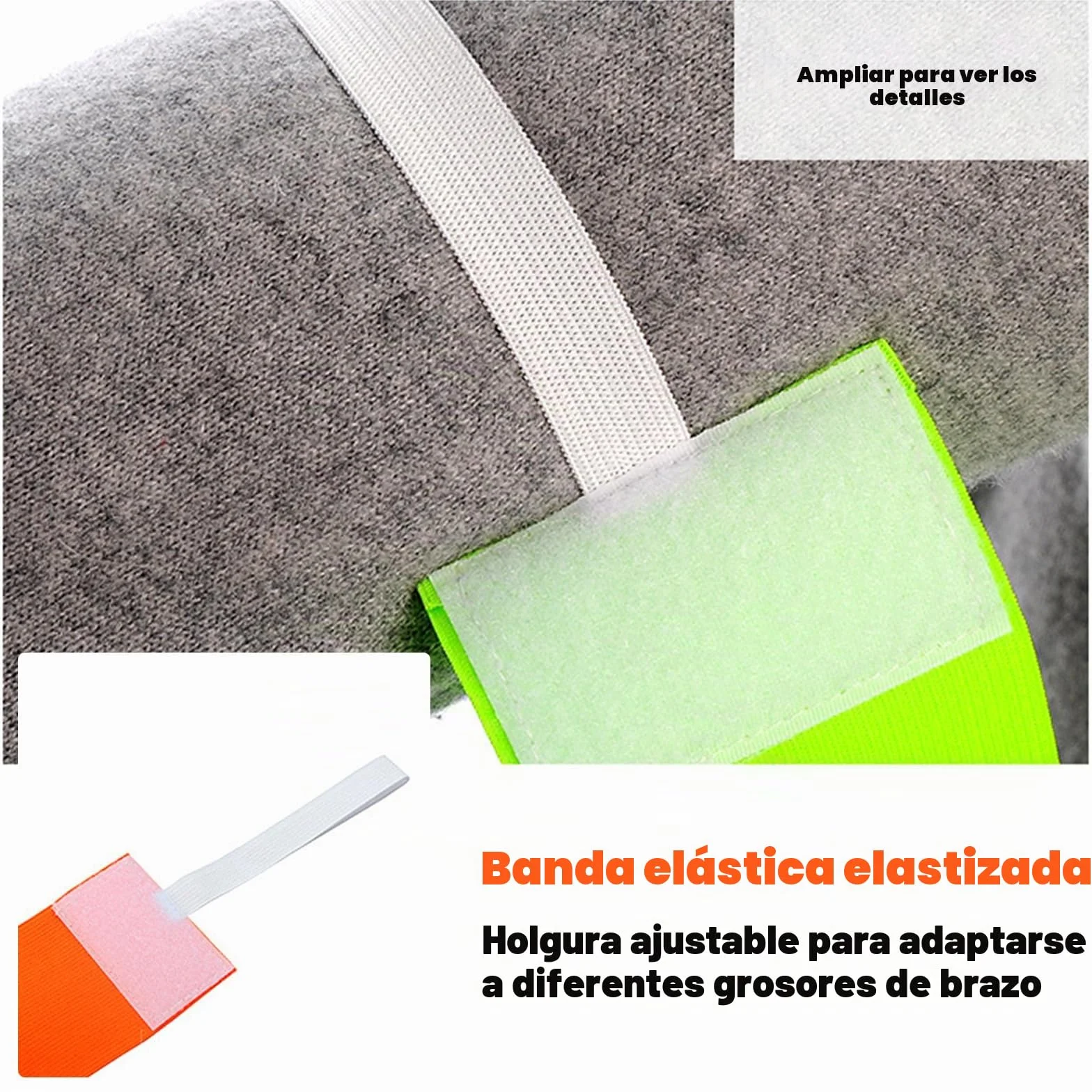 Brazalete de Capitán de Fútbol Multicolor 8 Piezas Ajustable Elástico para Niños Adultos
