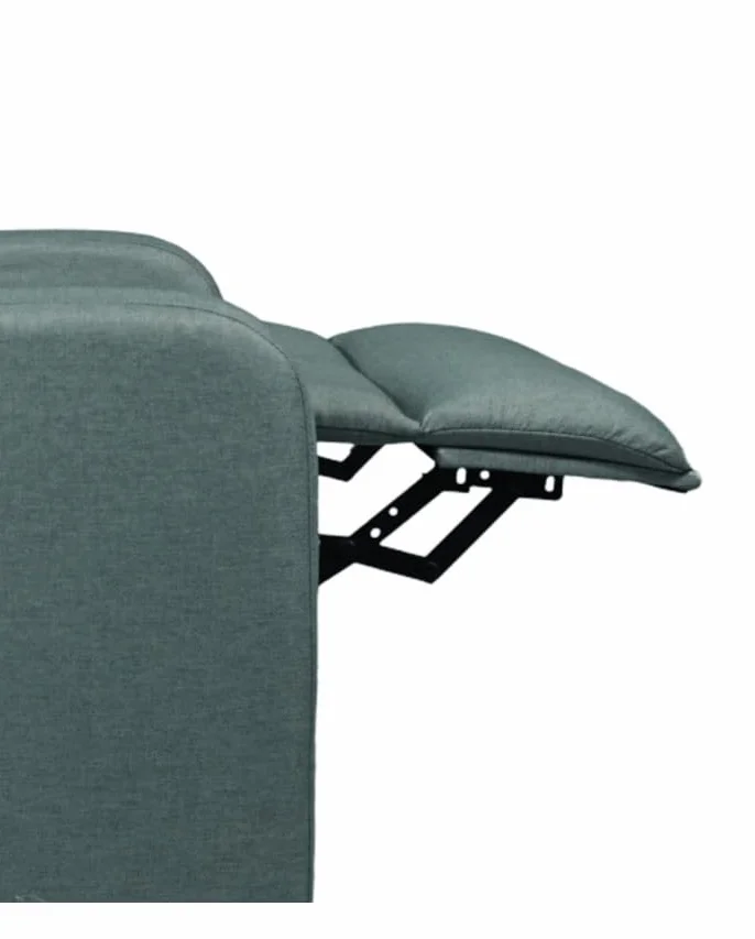Home Heavenly® - Sillón Relax reclinable Manual Nexus Sofá Individual. Butaca para salón con reposapiés, Compacto. Sistema por Empuje. Verde Agua