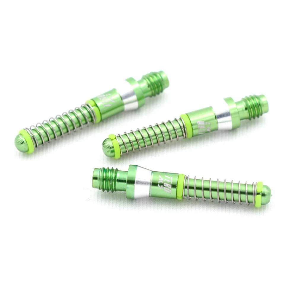 CUESOUL TERO AK7 Ejes de Dardos de aleación Muelle telescópico Incorporado, Juego de 3 Piezas