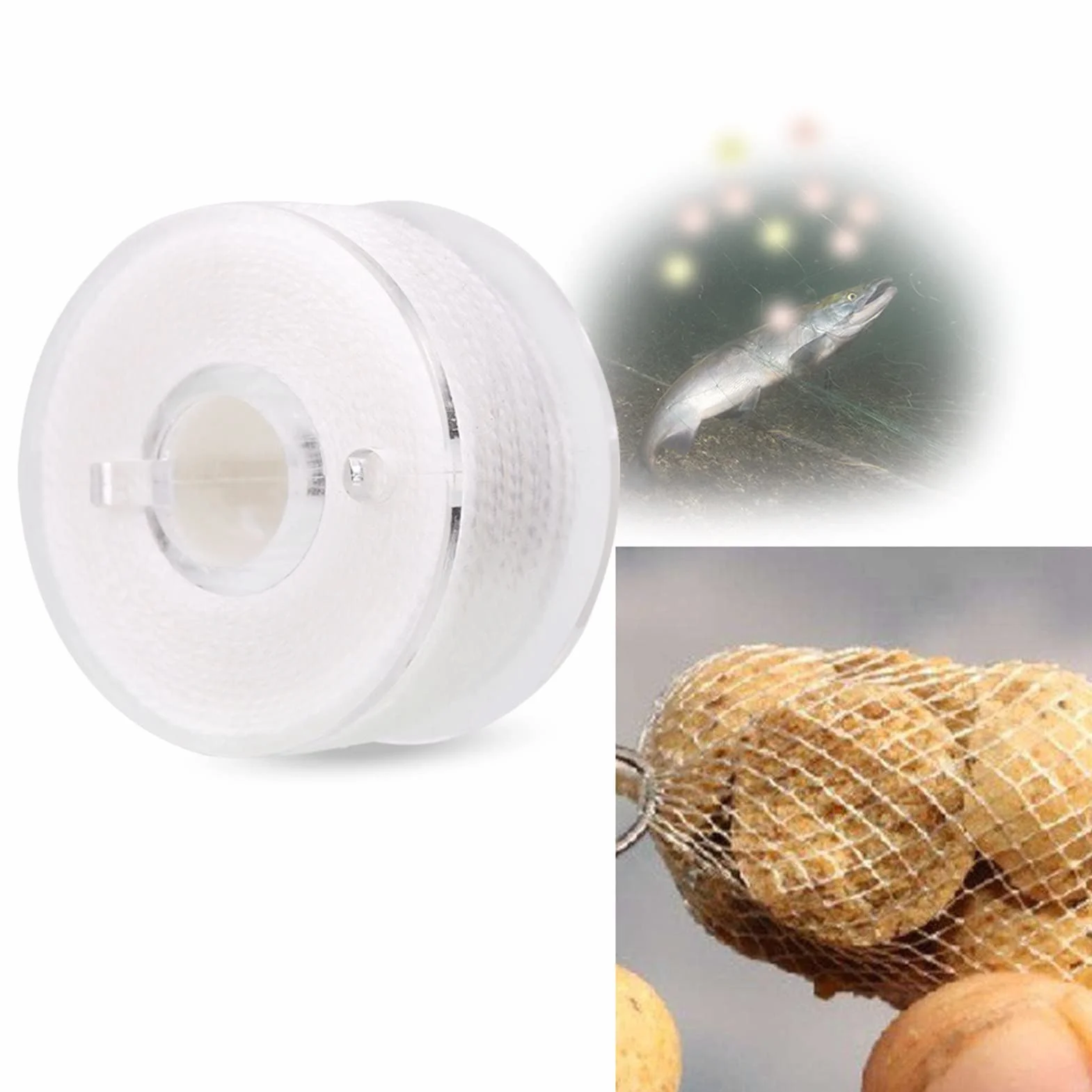 Yosoo Health Gear Hilos de Pesca de Carpa, Kit de PVA de Disolución Rápida, 3 Bolsas