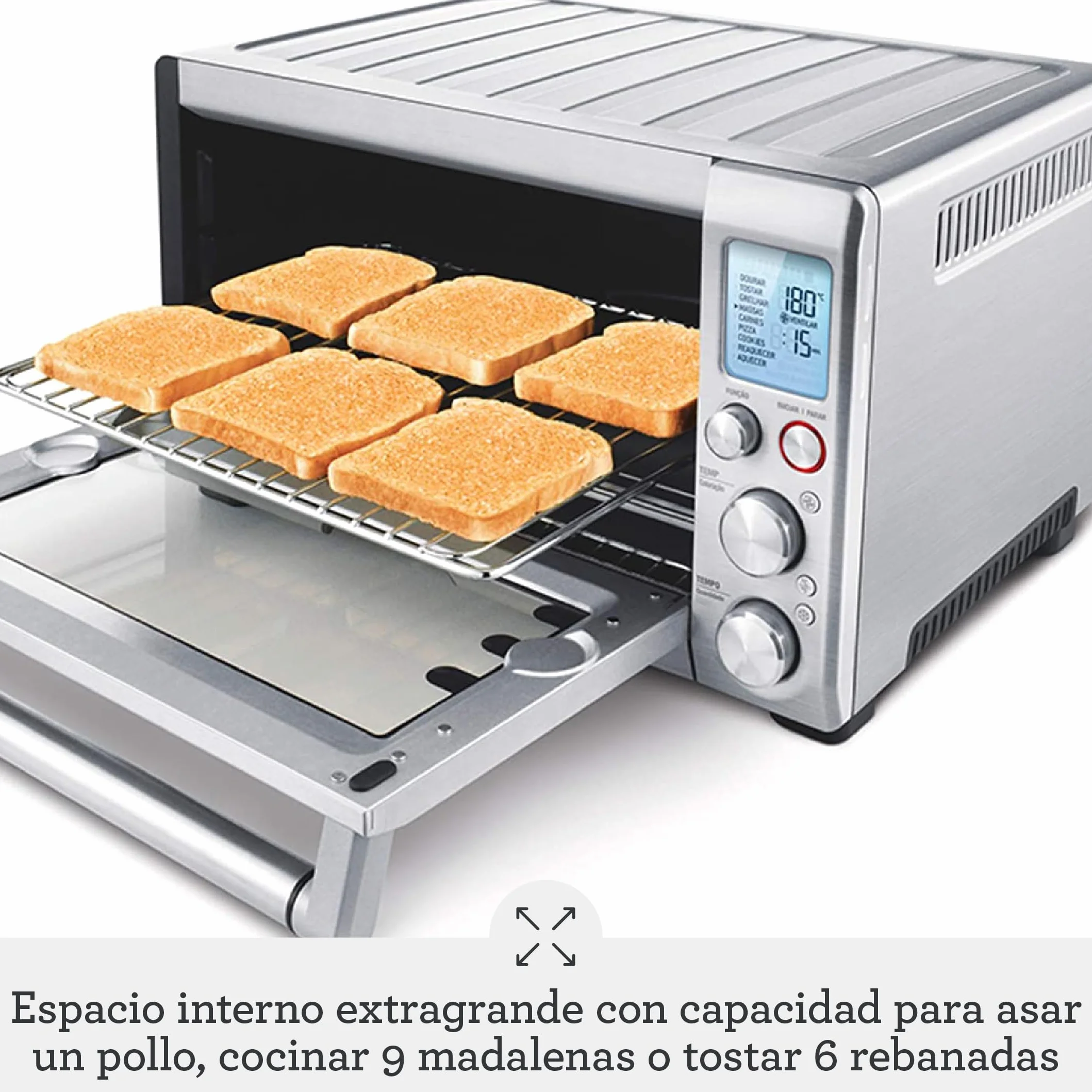 SAGE The Smart Oven Pro horno 2400 W, 28 x 47 x 32 cm