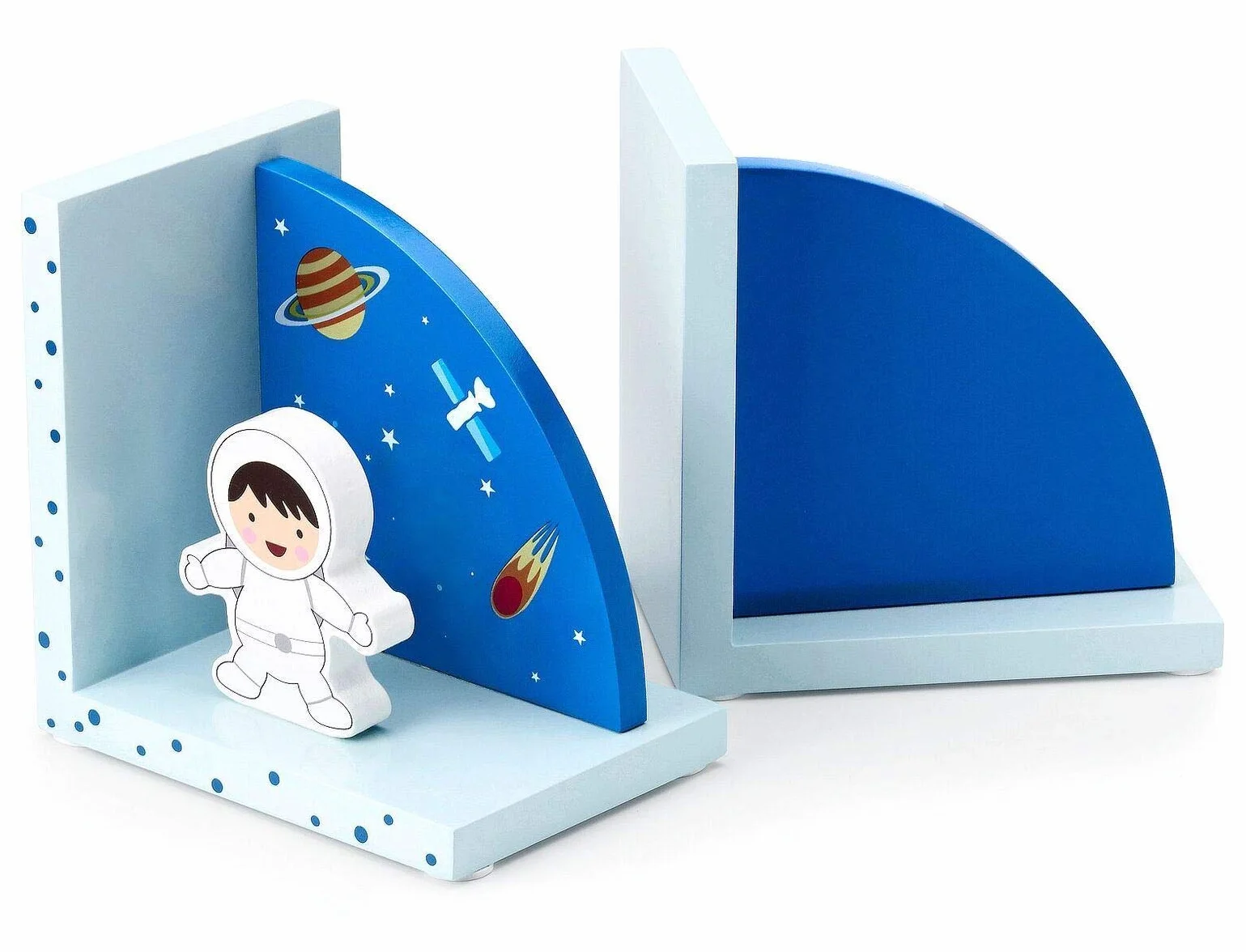 Mousehouse Gifts - Sujetalibros infantiles 3D - Madera - Temática espacial