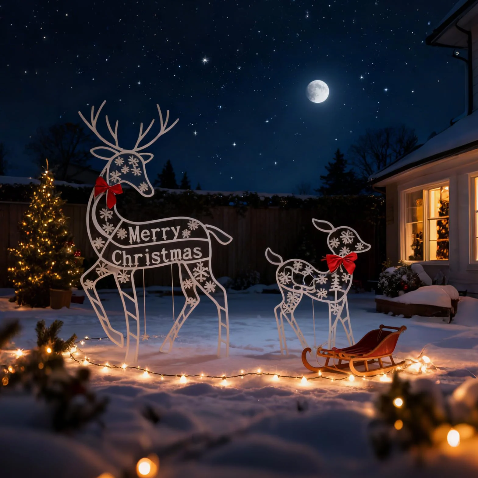 Navideños Para Exterior Decoración Navideña Porche | Decoraciones Festivas De Jardín para Propietarios Planificadores Vecindario Patio Delantero Invierno Jardín Patio Trasero