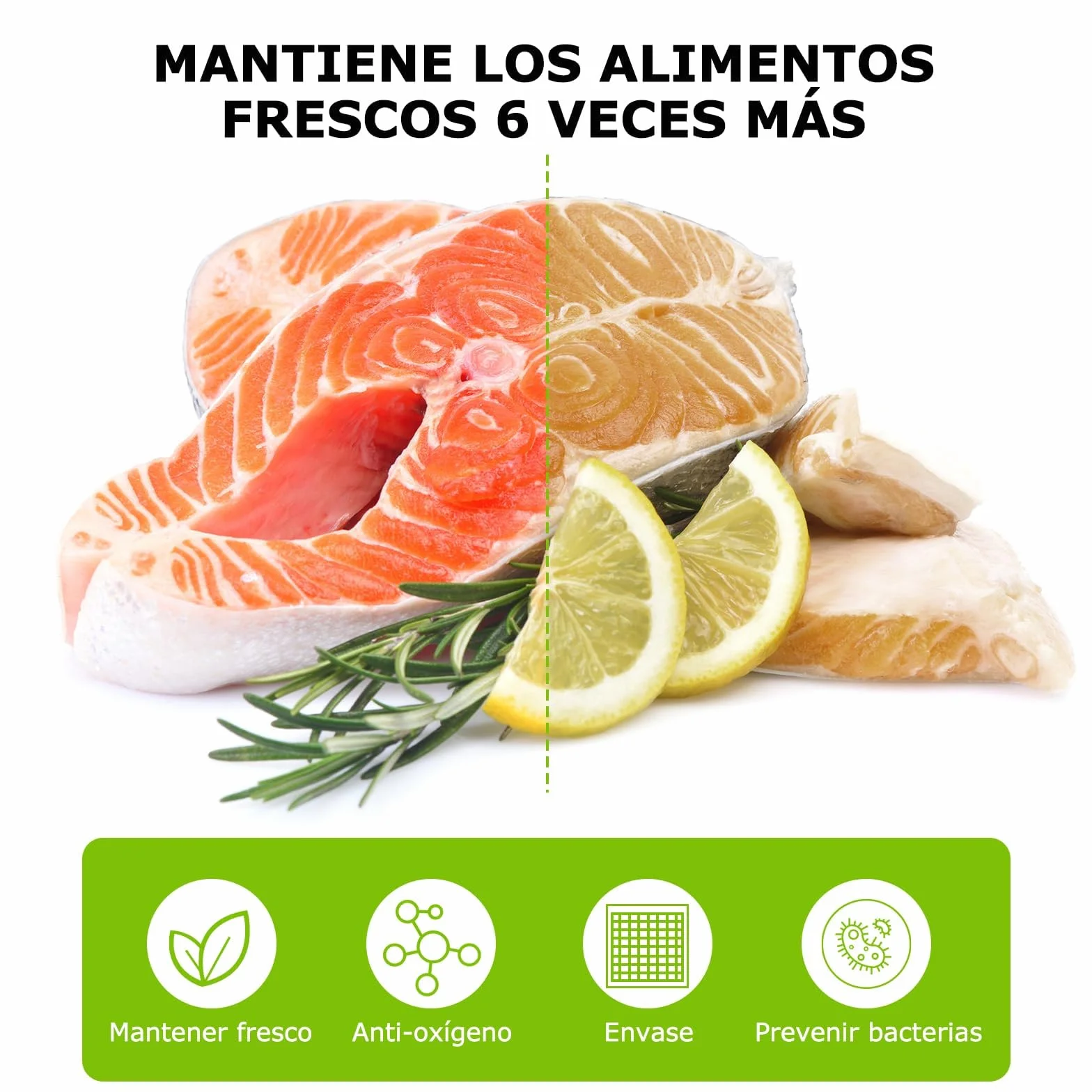 Bonsenkitchen - Bolsas de vacío para alimentos (100 bolsas, 20x30cm, para máquina al vacío, bolsas de PVC para hacer el vacío de aire con gofres para la conservación de alimentos y la cocción, VB3205