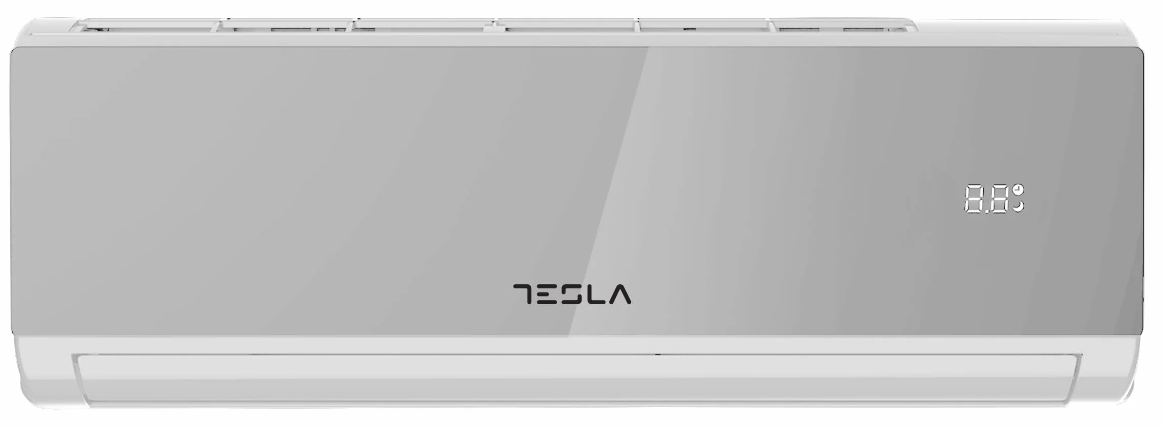 Tesla Aire Acondicionado Inverter Split 3.000 Frigorías [Hasta 30m2] (12.000 BTU) - Wi-Fi, Bomba de Calor, A++/A+++ Energético, Ultra Silencioso, Gas R32 (Gris)