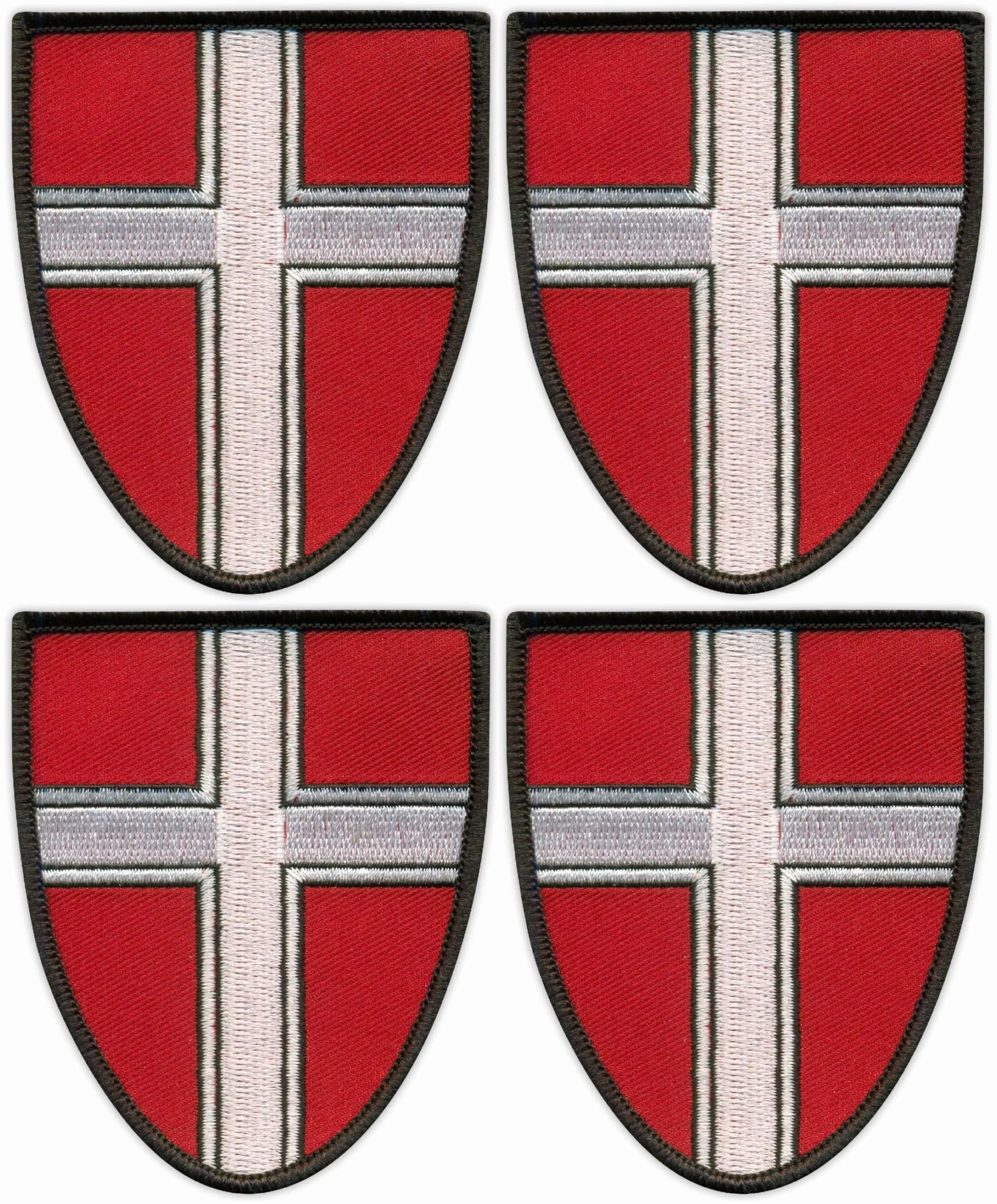 Juego de 4 parches bordados con escudo de Viena para planchar o sellar térmicamente