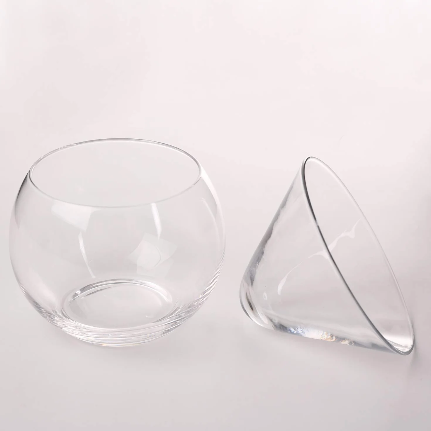 DUEBEL Enfriador De Caviar De Vidrio Dubel Añadir 2 Cucharas De Concha Enfriador De Cóctel Martini Universal De 8 cm De Caviar De Perla