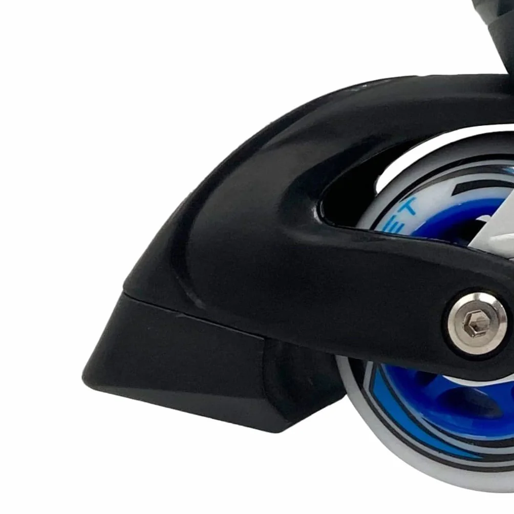 Kids Globe 720232 Street Rider - Patines en línea (en línea), Color Azul y Negro, 33-36