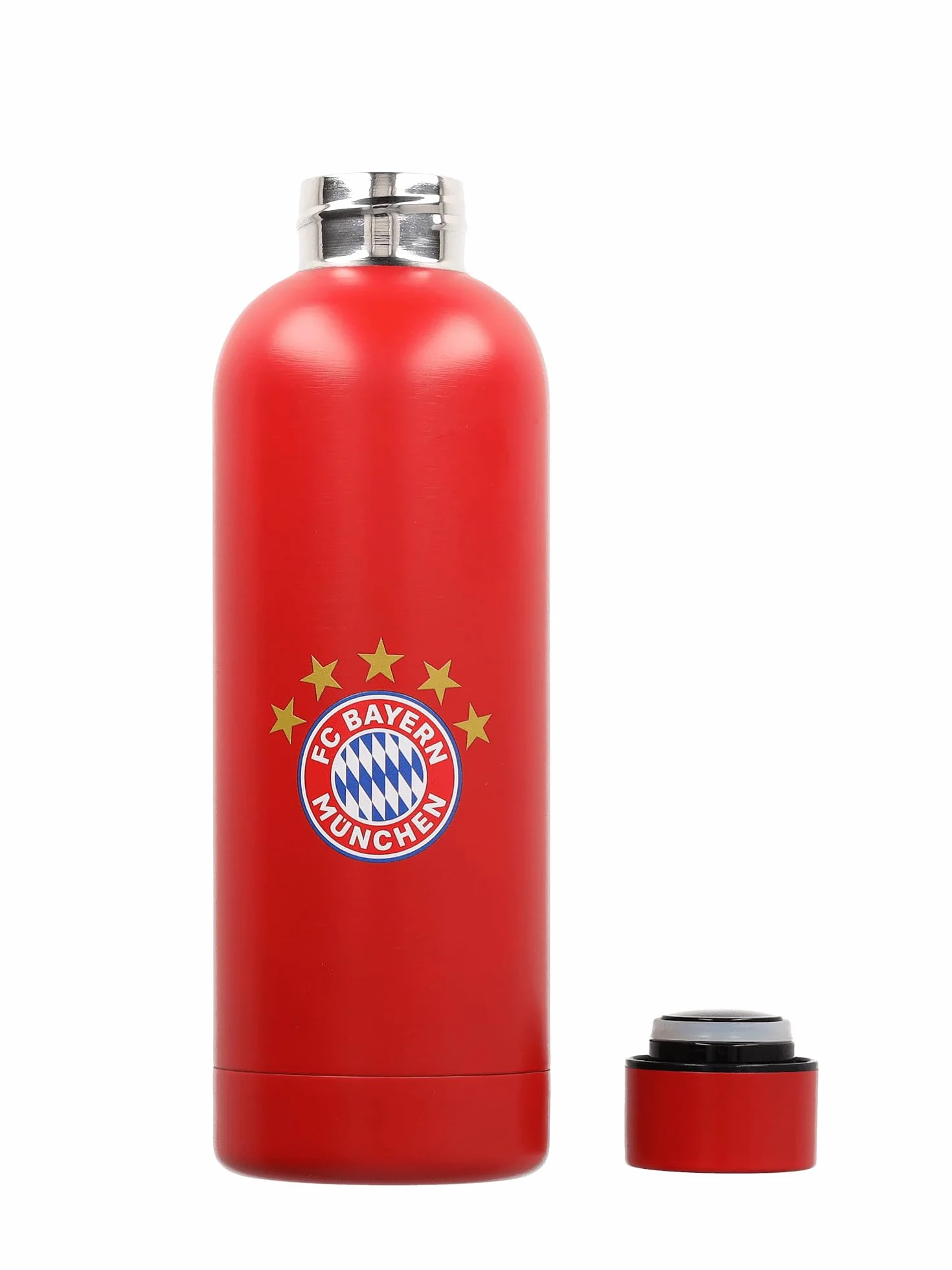 FC Bayern München Botella de acero inoxidable 0,5 litros Rojo
