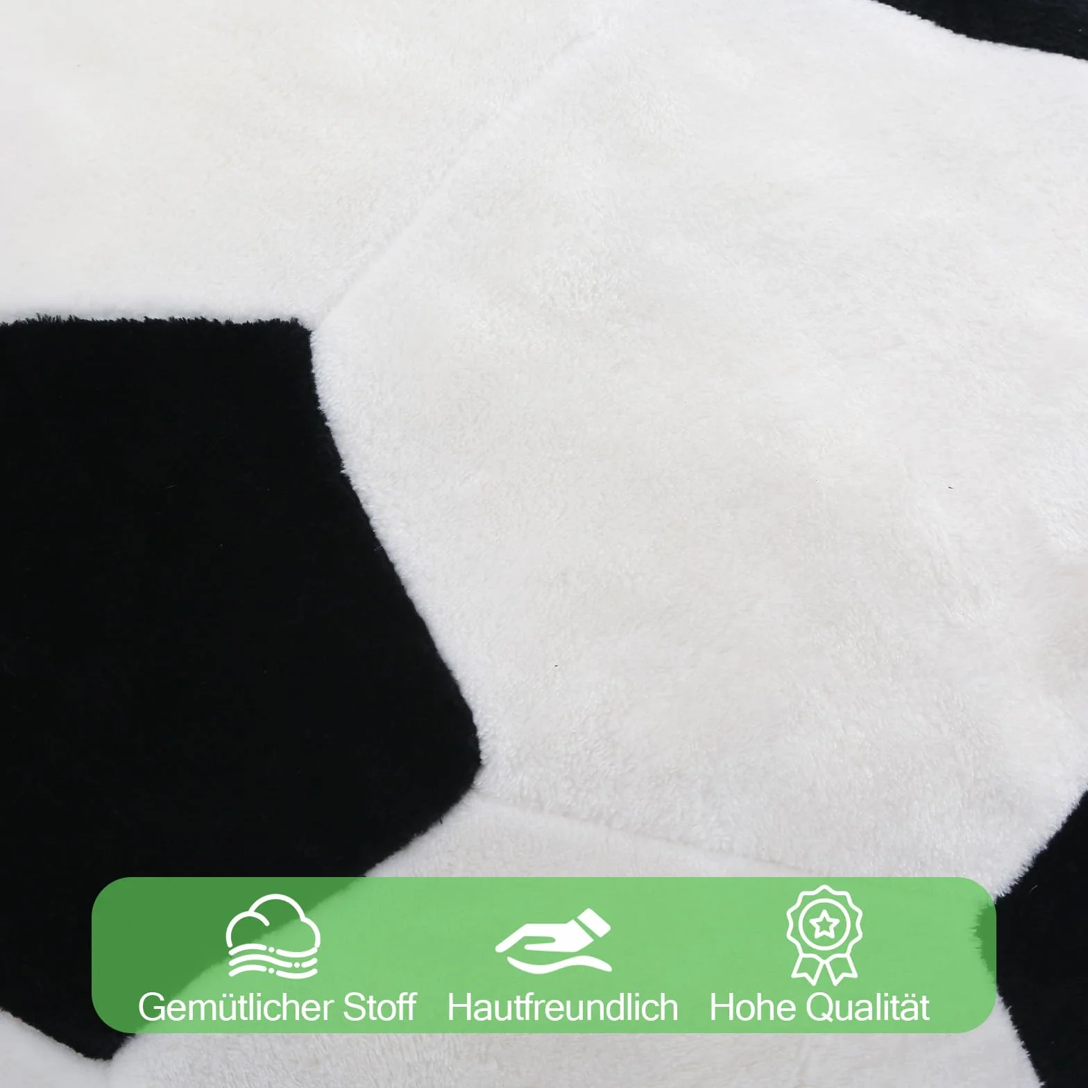 MeMoreCool Puf infantil diseño de fútbol – Suave franela Beanbag con relleno de espuma de alta densidad – Sillón acogedor para niños y niñas en el rincón de la habitación infantil y sala de juegos