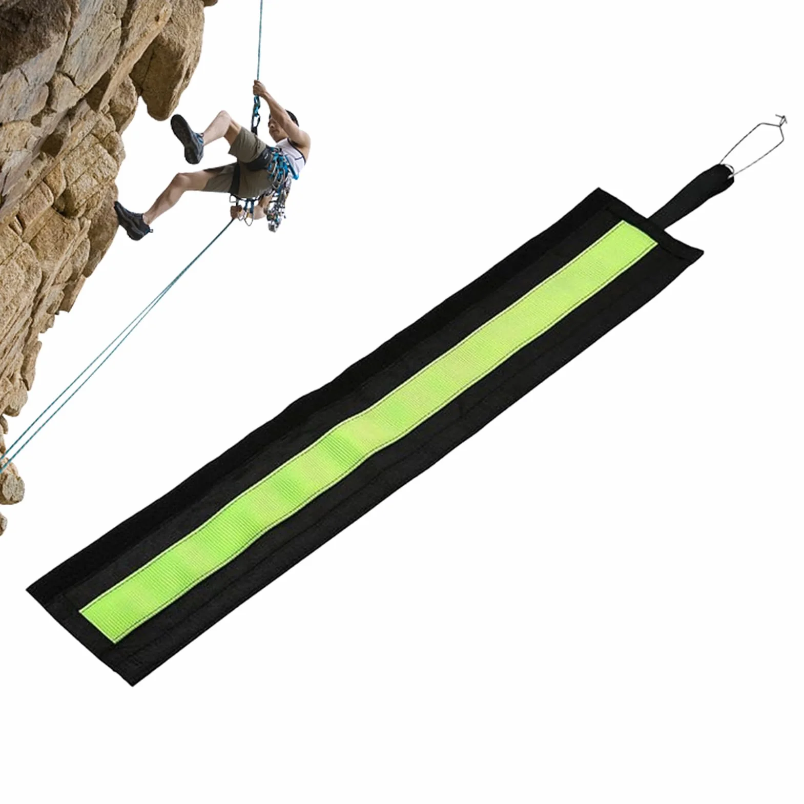 Protector Antiabrasión para Cuerda De Escalada - de Cuerda para Trabajadores Forestales | Cubierta De Seguridad Resistente Doble Capa para Campaña, Senderismo, Supervivencia Y