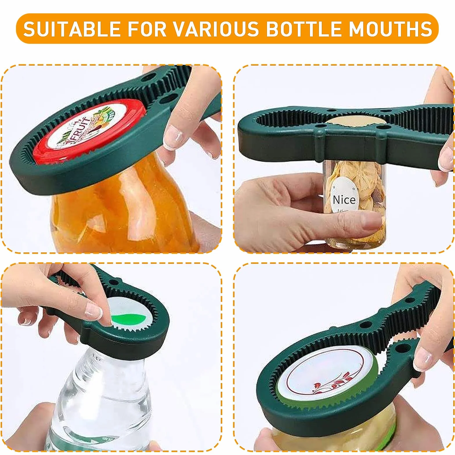 Abrelatas eléctrico, tapa sin borde afilado con abrebotellas, abrelatas automático One Touch para personas mayores, aparato de cocina para artritis y manos débiles