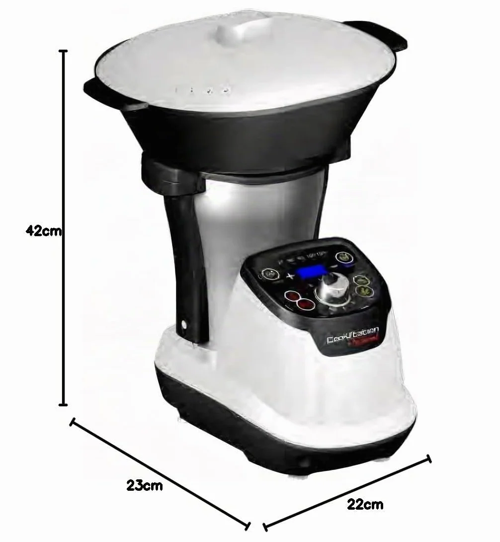 Techwood CS-9 - Robot de cocina multifunción, color blanco