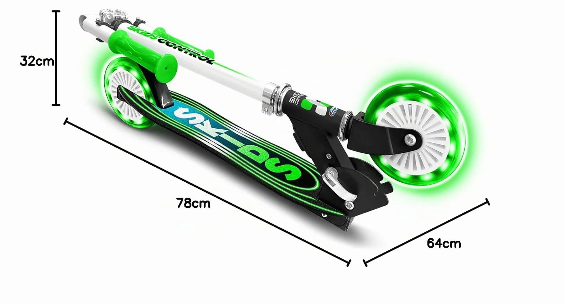 Folding Scooter Control SKIDS