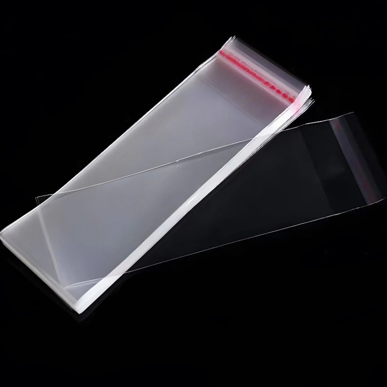 Zydiwo 200pcs Bolsas de Celofán Transparentes OPP Bolsa Autoadhesiva Bolsa Plastico de Regalo Bolsa Embalaje Transparente para Galletas Dulces Chocolate Caramelo Bocadillos (5 * 14cm)