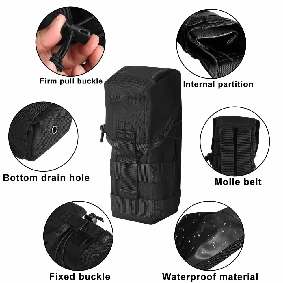 Bolsa táctica para cargadores, organizador abatible Molle para entrenamiento de tiro al aire libre