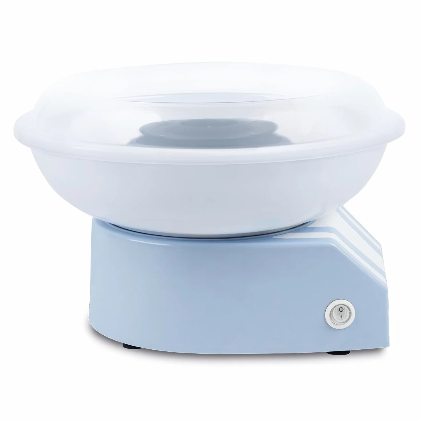 Máquina de algodón de azúcar SWEE32, Máquina doméstica, 1 cuchara medidora, 10 conos de papel, Bol extraíble, Revestimiento antiadherente, Base antideslizante, 450 W