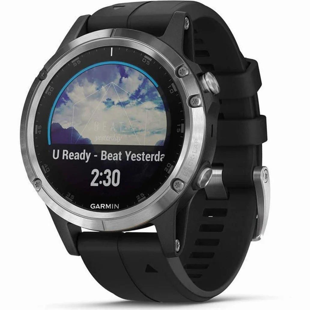Garmin Fenix 5 Plus GPS Multideporte Reloj Negro