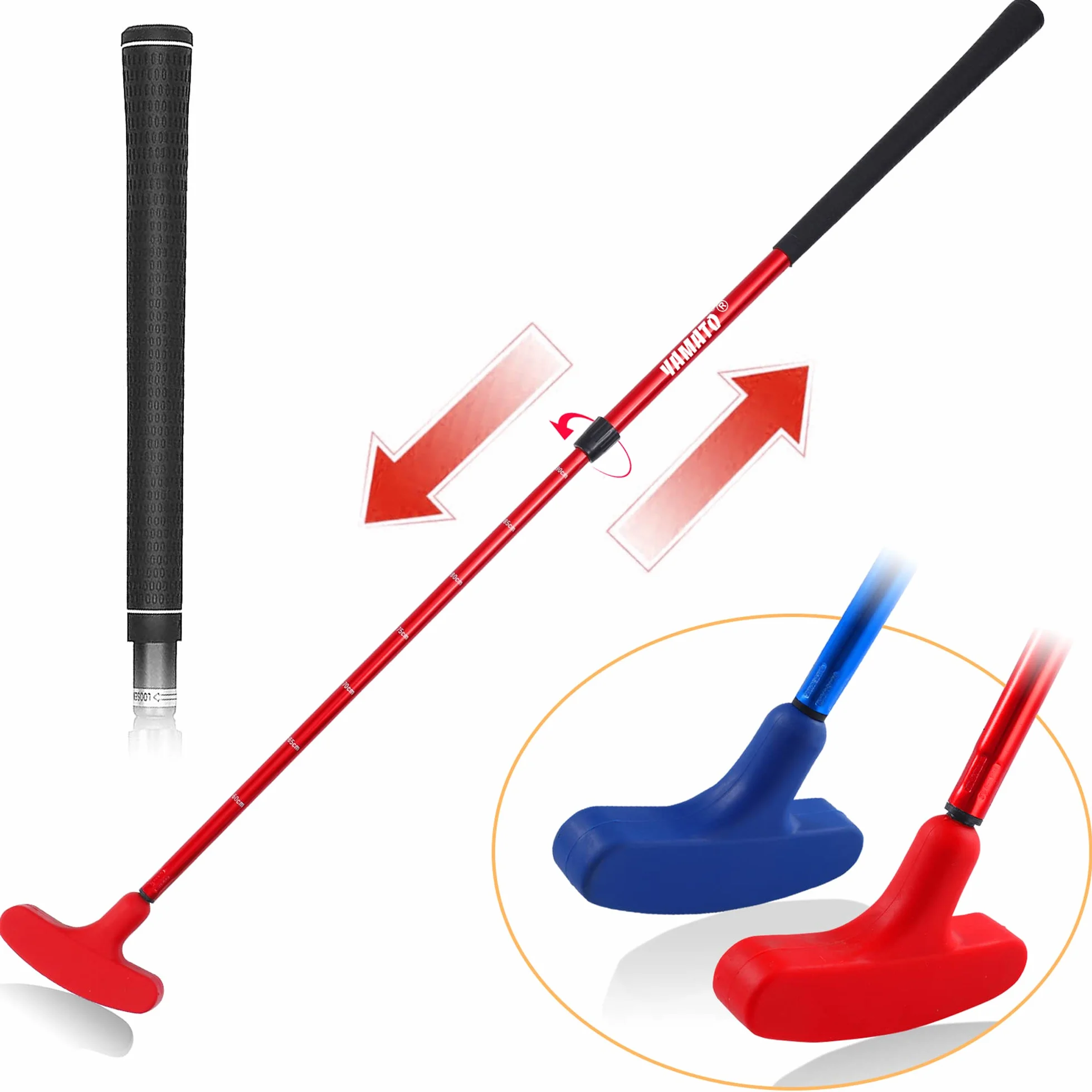 Yamato Putter de Golf para Hombres y Niños, Bidireccional, Diestros e Izquierdos, 1 Unidad