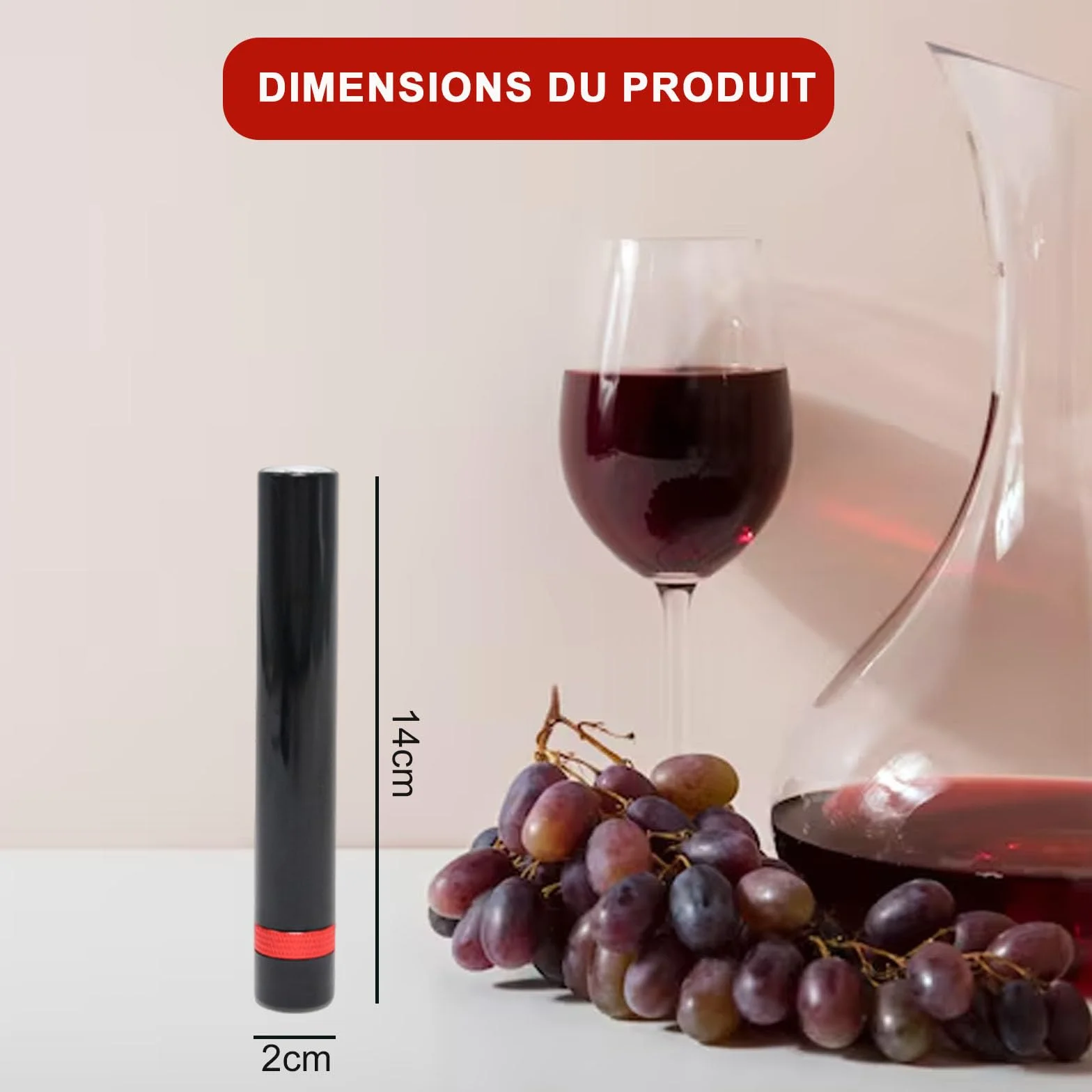 LATRAT - Sacacorchos de presión de aire 7s Cork Pops Out, Abrebotellas de vino tinto Herramientas de apertura, Wine Opener portátil accesorio, vino accesorio profesional bomba de botella