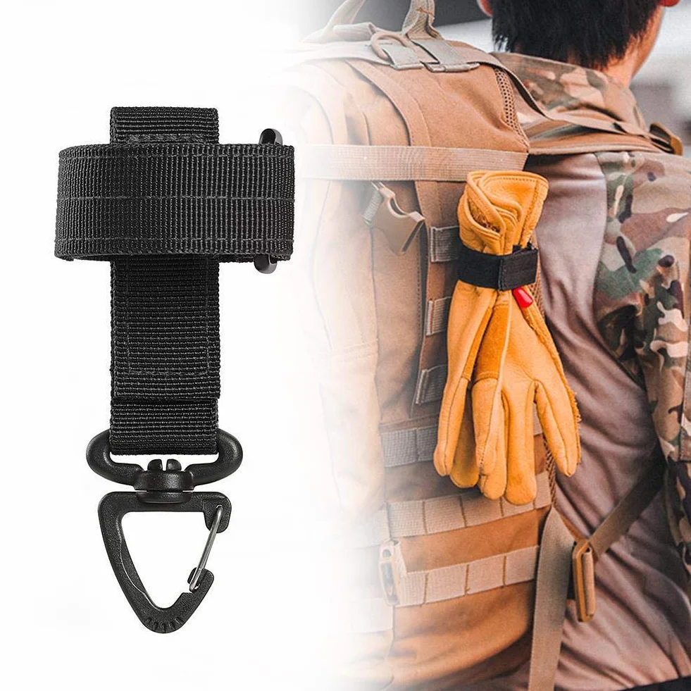 Guantes Tácticos Multiusos al Aire Libre con Hebilla Molle para Escalada y Senderismo
