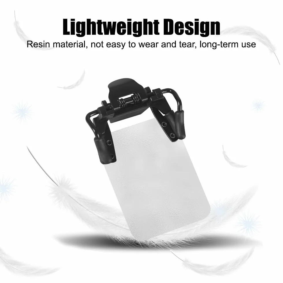 DONGKER Clip oclusor para gafas de tiro, 2 piezas de ángulo ajustable de 180° para gafas de tiro para entrenamiento deportivo