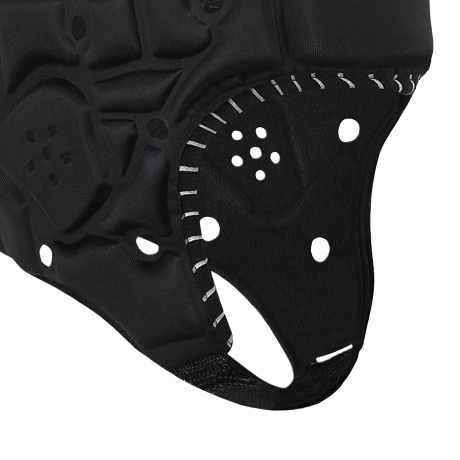 Football Helmet Soft Adjustable High-Performance Portable Padded Reflective Soccer Youth Adults Multipurpose Outdoor