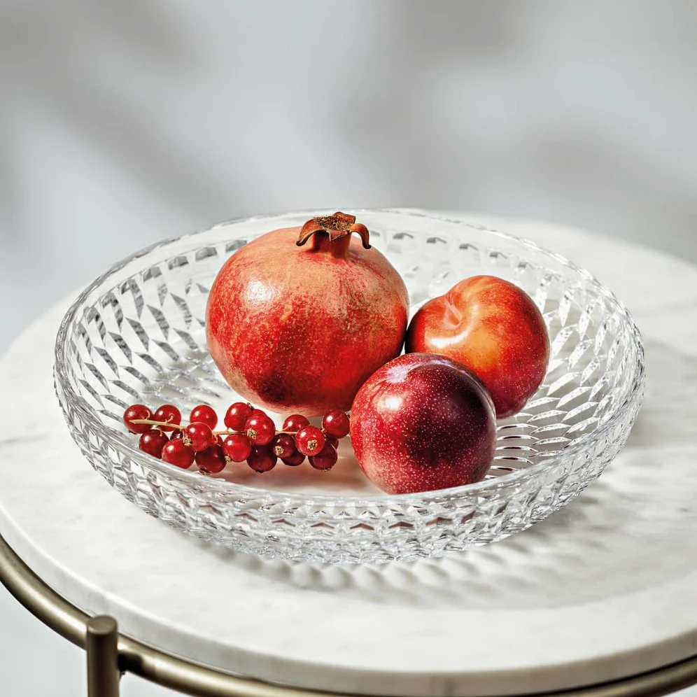 Villeroy & Boch - Boston cuenco plano, 24 cm Ø, cuenco de cristal para postres, fruta y aperitivos, apto para lavavajillas, transparente