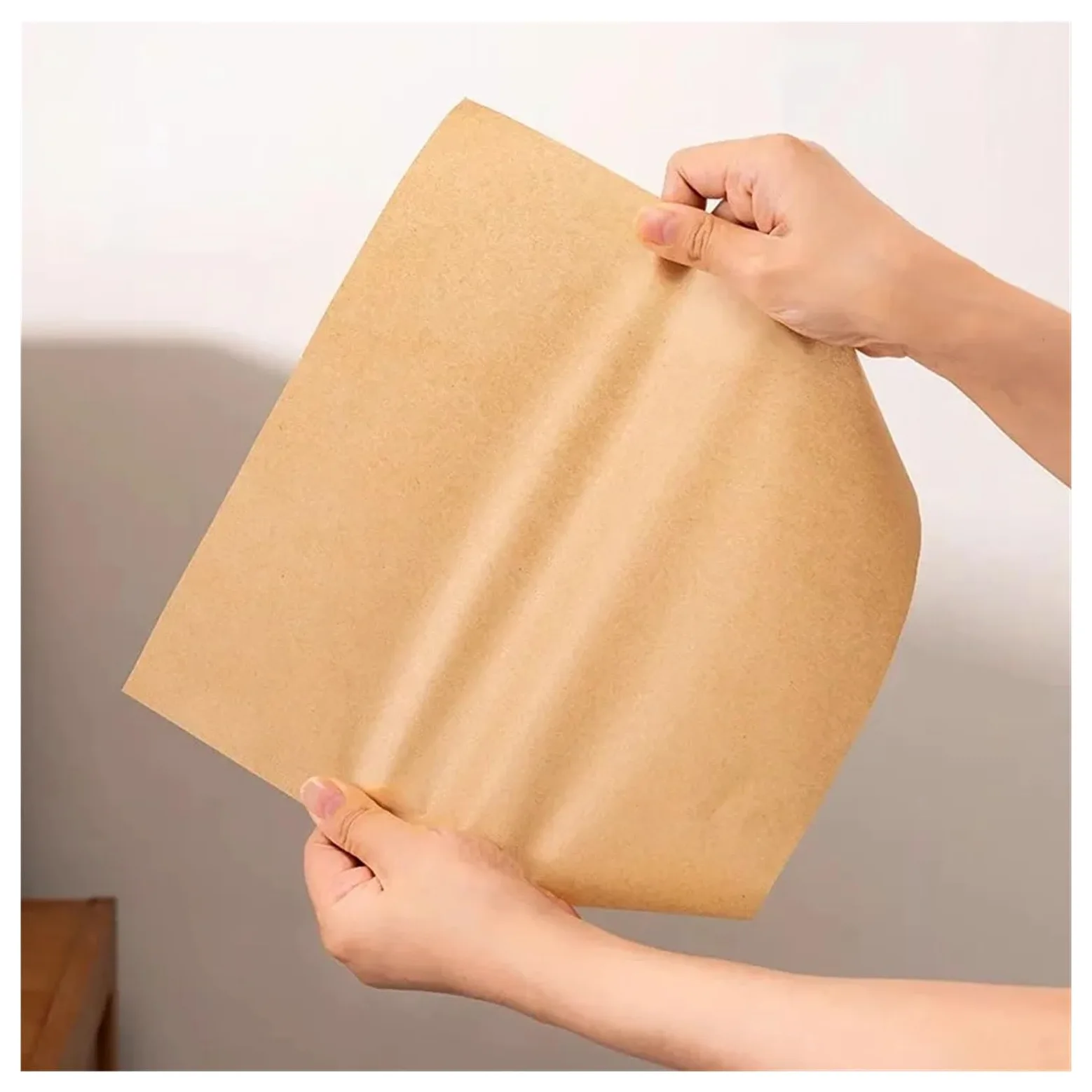 Hojas de papel pergamino para hornear, parrilla y freidora de aire | Hojas antiadherentes para cocción al vapor y uso en cocina