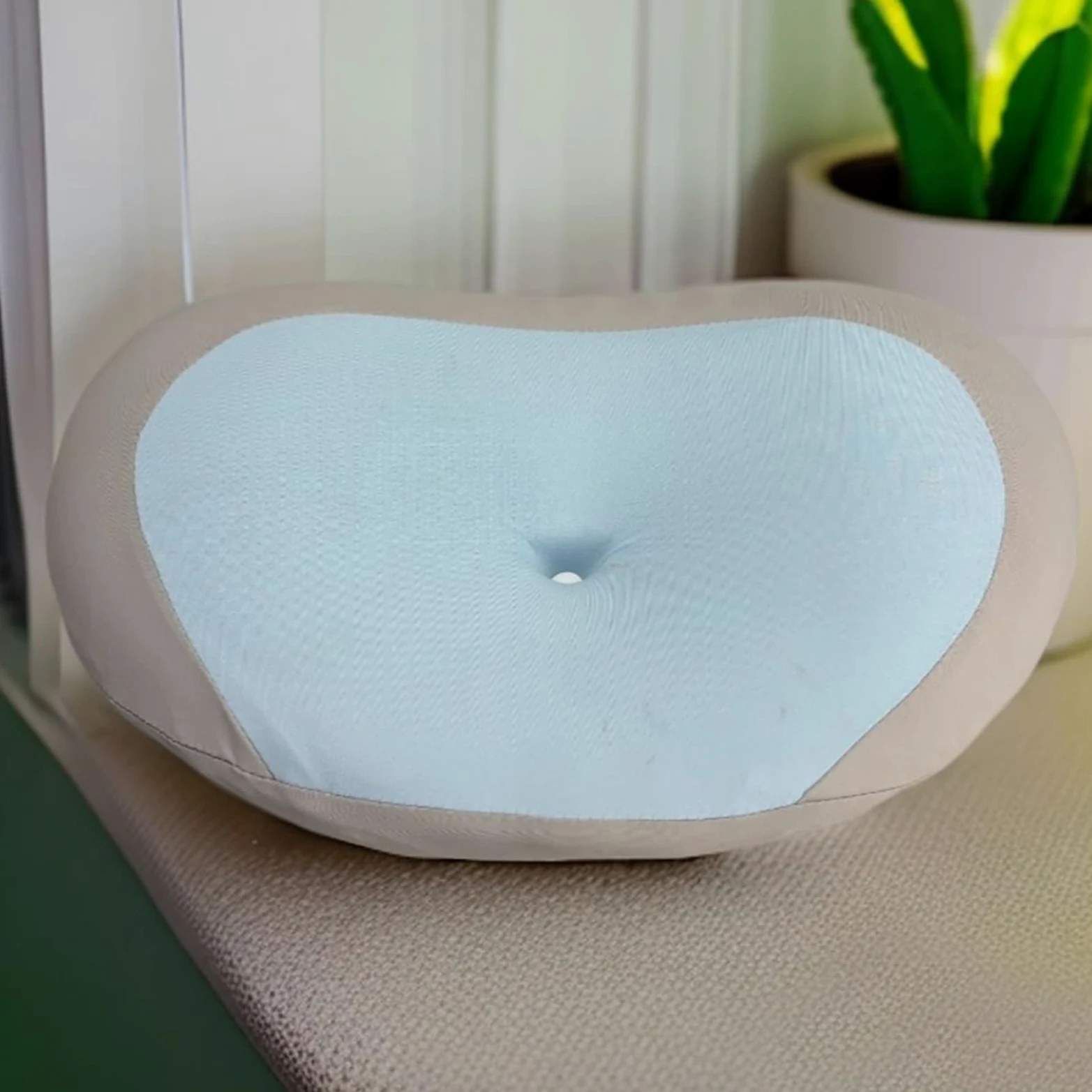 Almohada Cervical De Cuello Transpirables Ortopédicos Durmientes Arriba | Almohada de espuma viscoelástica con contorno anatómico cervical Cojín Cama Unisex Abajo Hogar Viaje