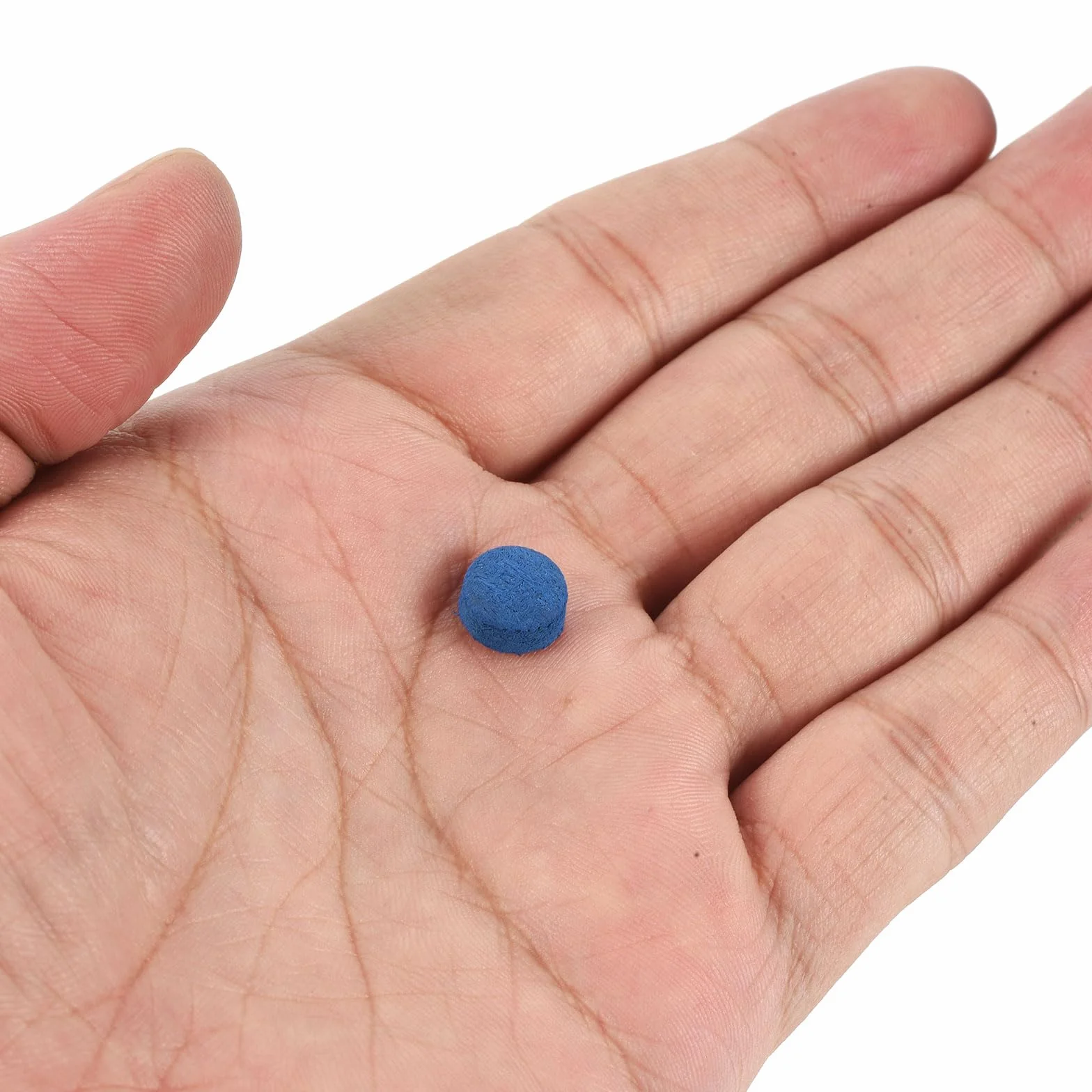 PATIKIL Puntas de Taco de Billar de 9mm, Paquete de 30 Puntas de Repuesto para Taco de Billar, Puntas de Taco de Billar de Piscina, Azul