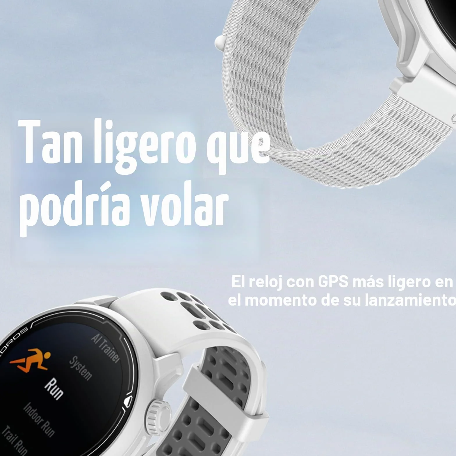 Coros PACE 2 Reloj deportivo GPS monitor frecuencia cardíaca batería 30h barómetro ANT+ BLE Strava Stryd TrainingPeaks