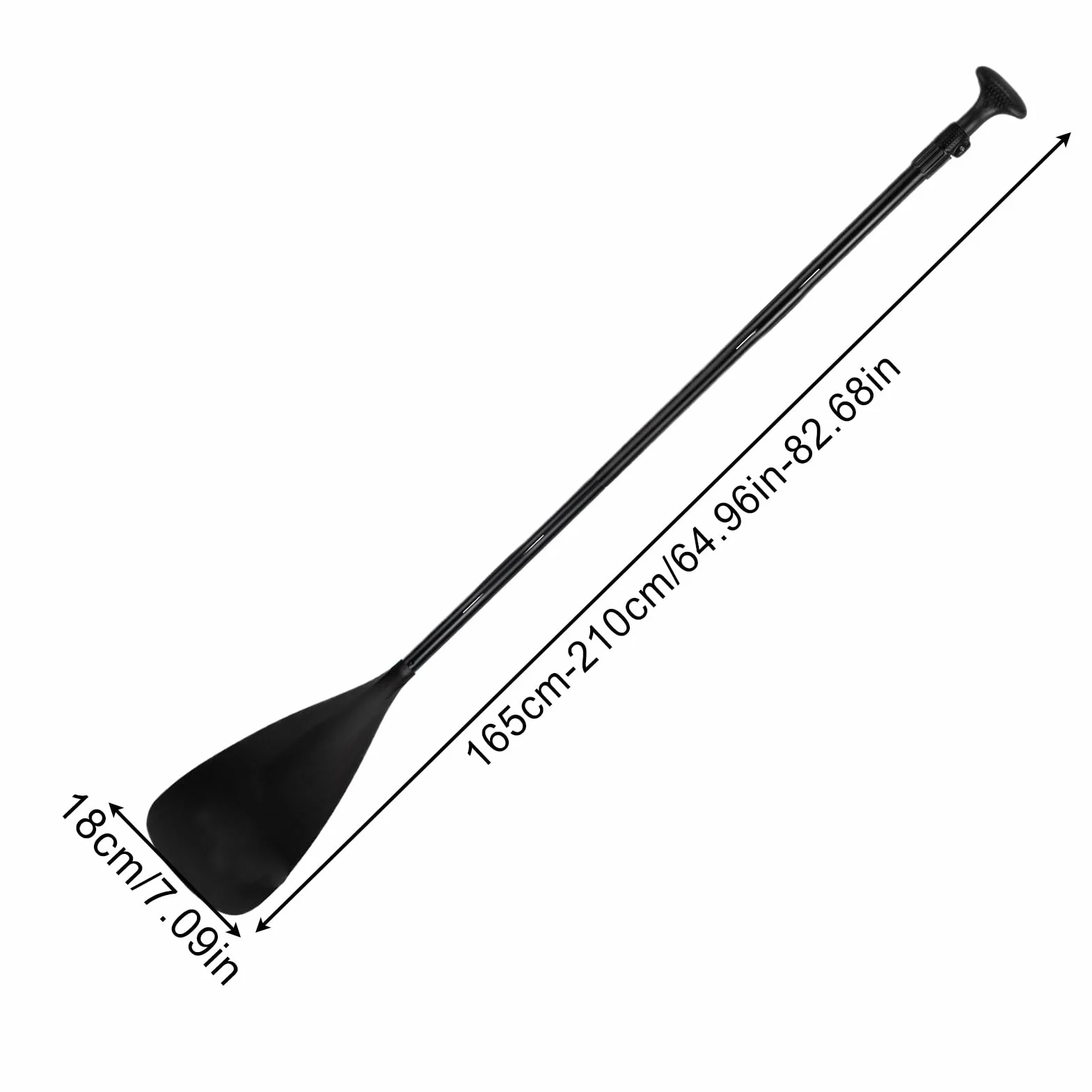 Remo de kayak ligero para deportes acuáticos, accesorios de canoa