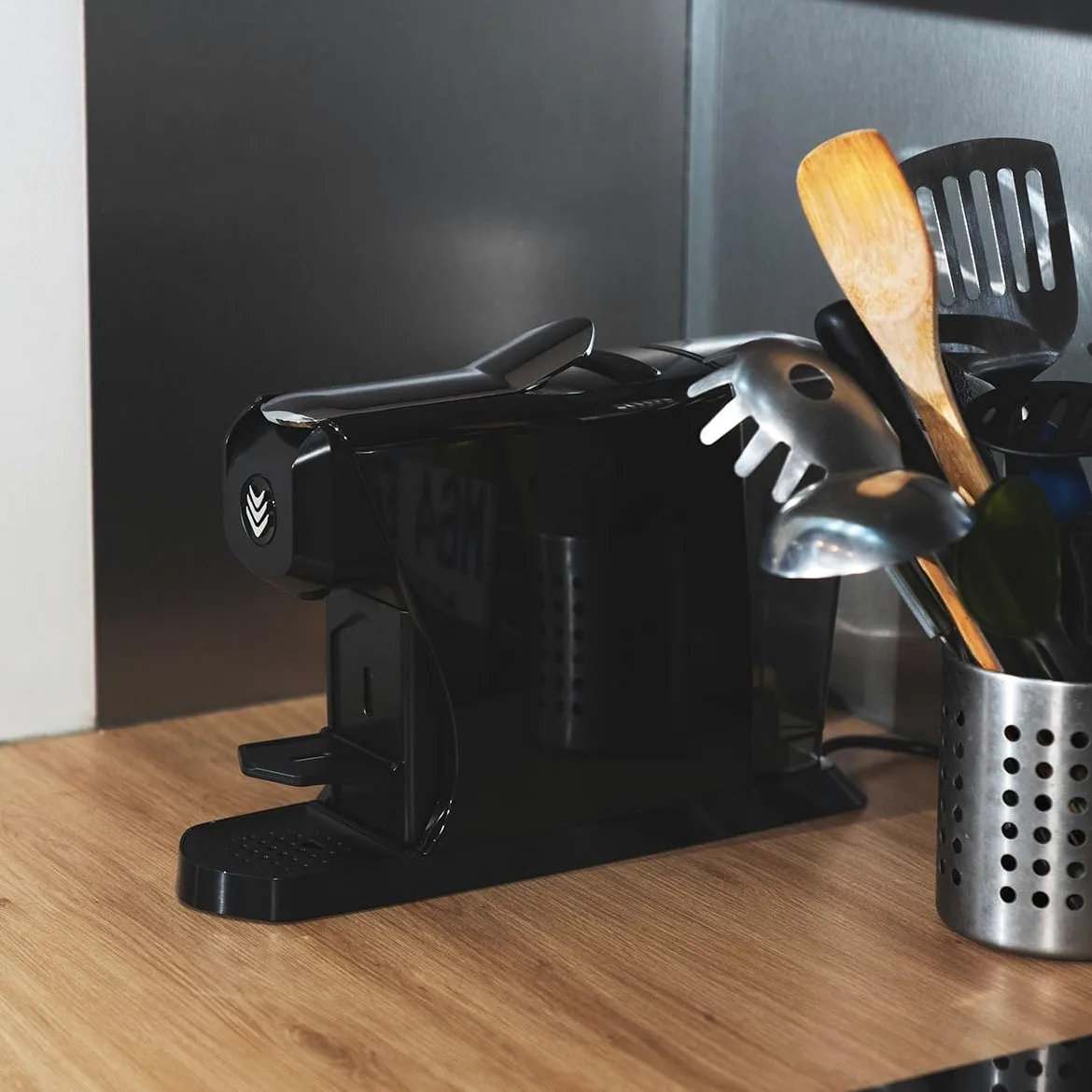 Malongo Máquina de cápsulas Expresso EOH negra, fabricada en Francia