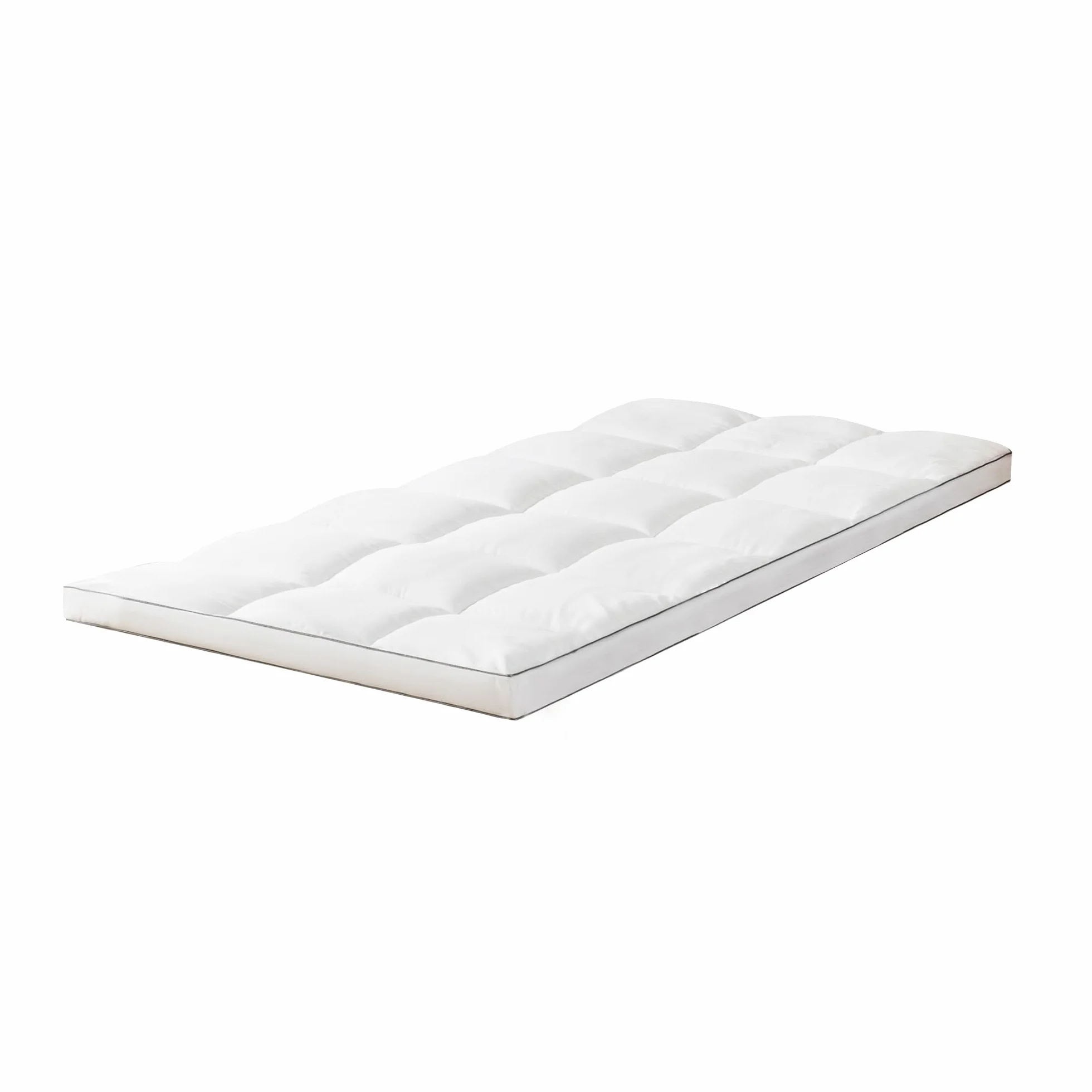 Zinus Mattress - Topper (poliéster, 200 x 90 cm), Color Blanco